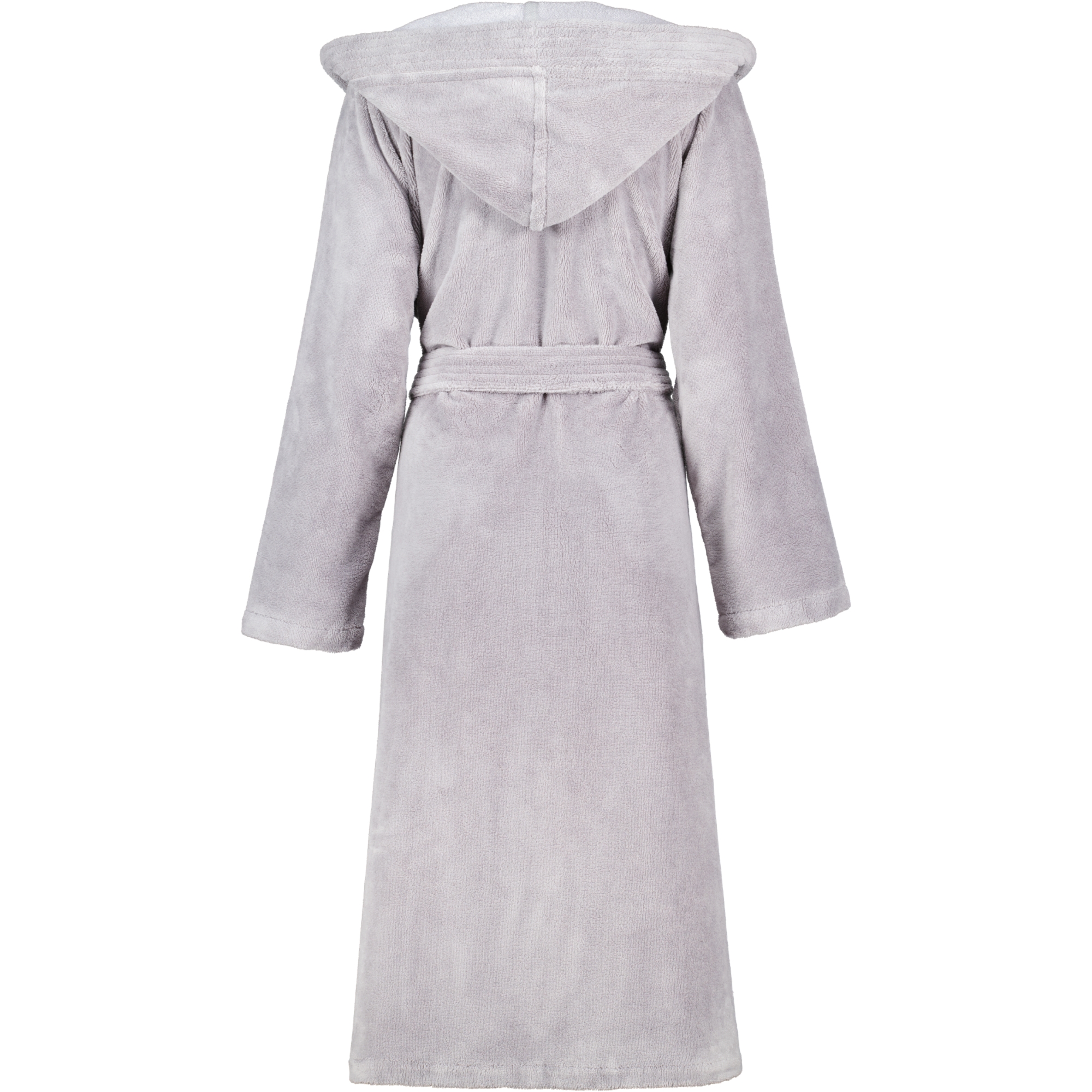 Cawö Home Damen Bademantel Kapuze  802 - Farbe: graphit - 73 - S