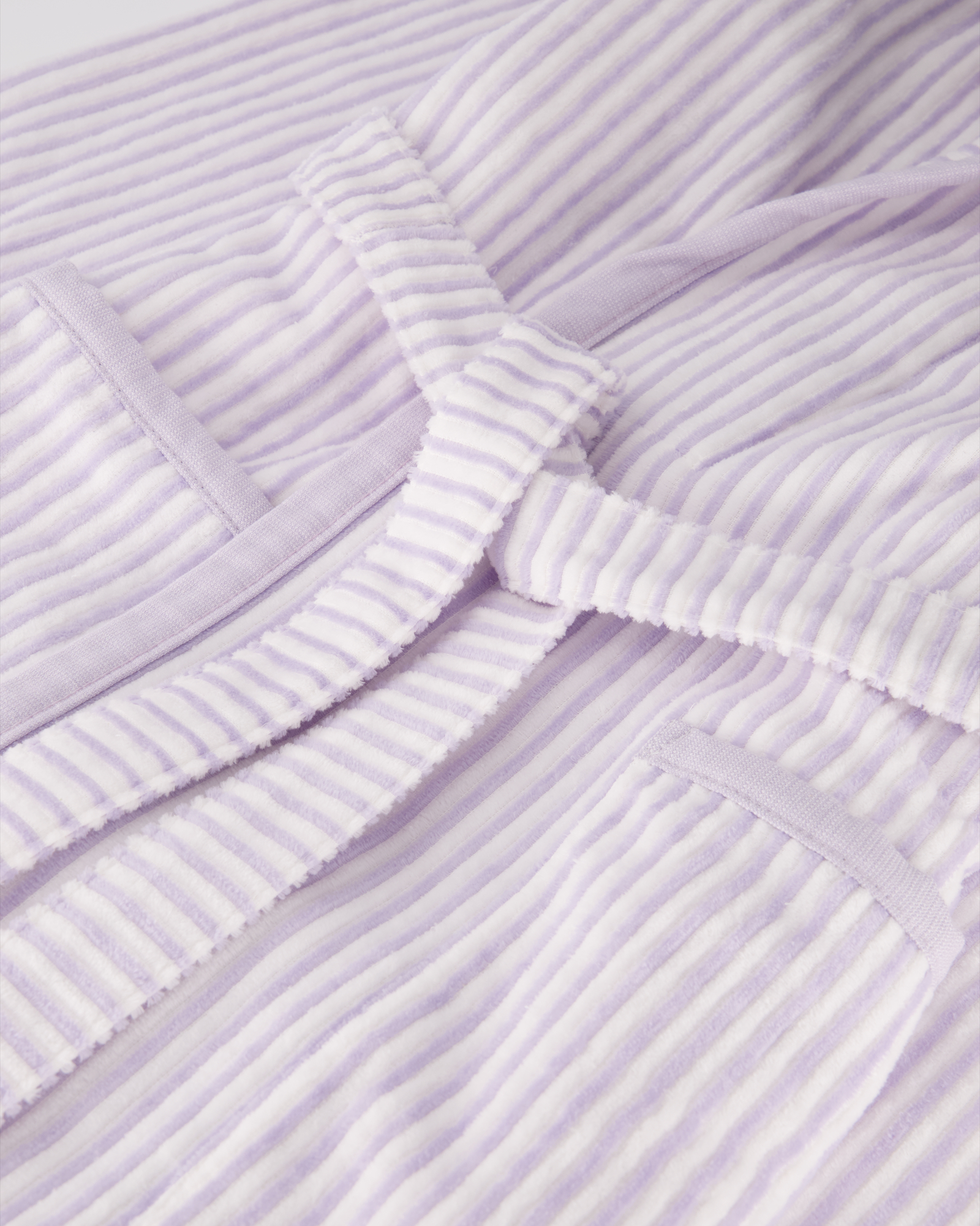 Cawö - Damen Bademantel Schalkragen 3423 - Farbe: flieder - 86 - XL