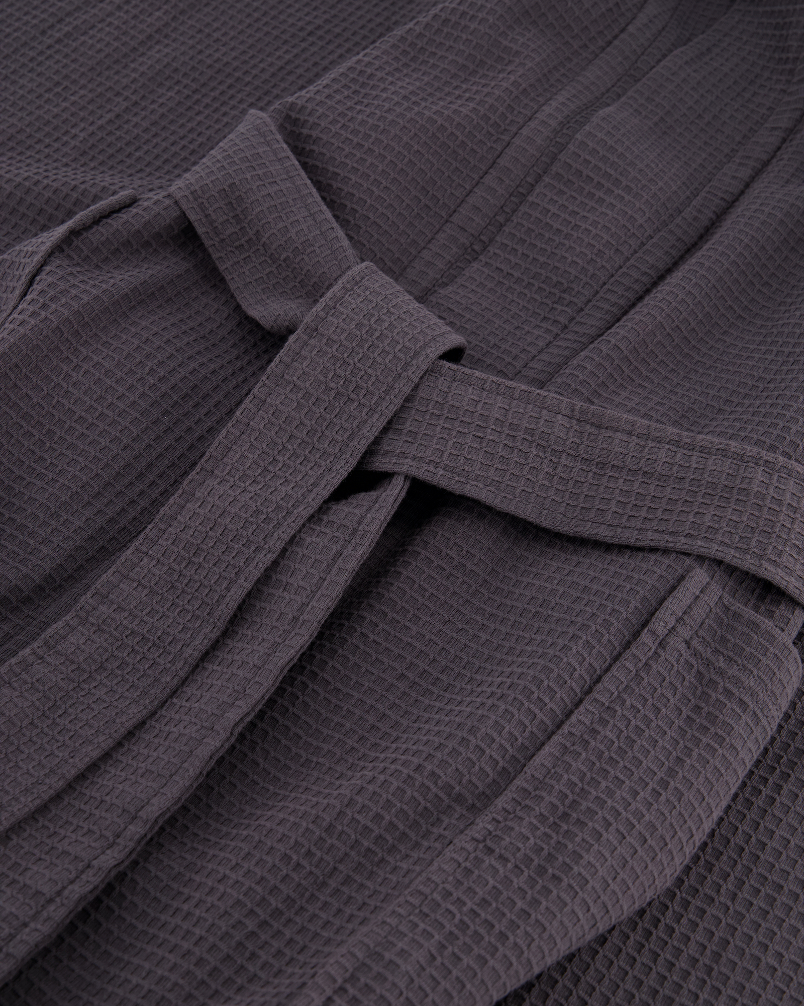 JOOP Herren Bademantel Kimono Pique 1656 - Farbe: Anthrazit - 767 - L