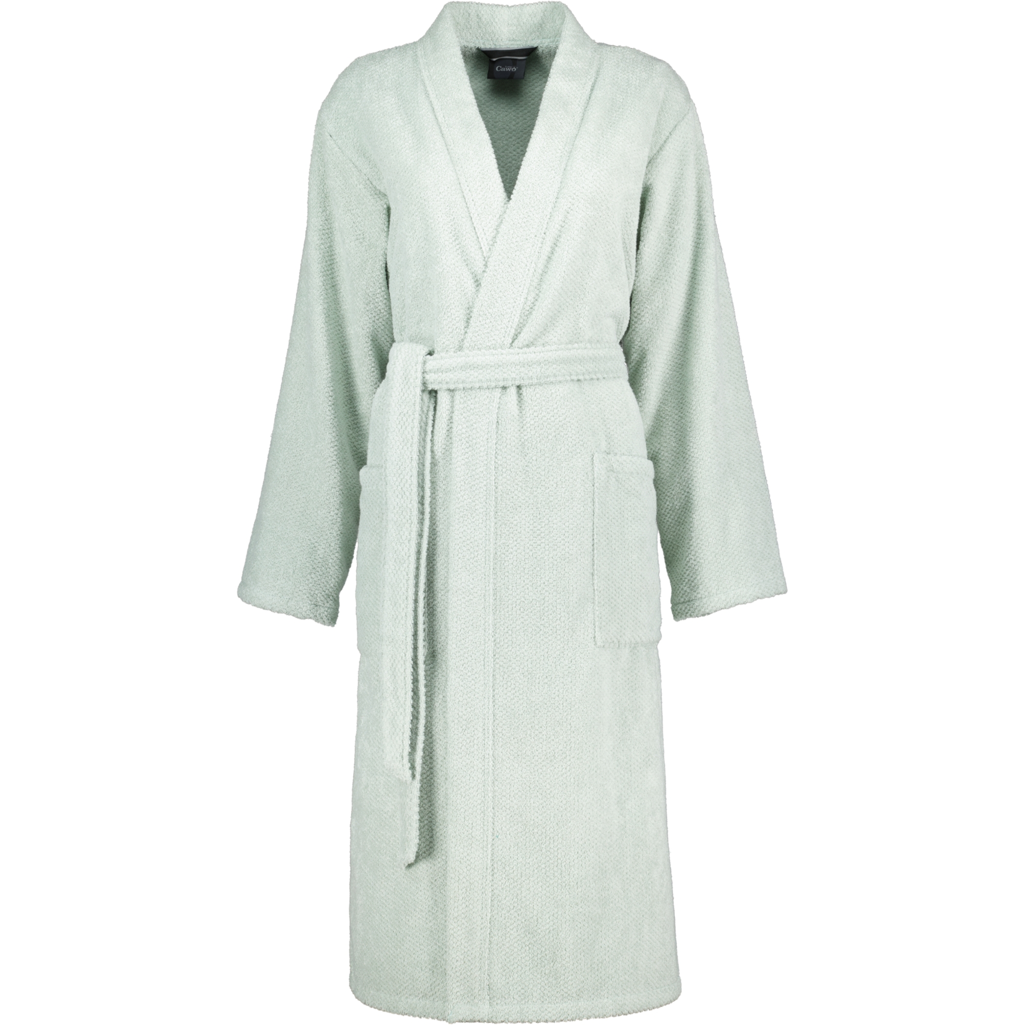 Cawö Bademäntel Damen Kimono Pure 5222 eukalyptus - 450