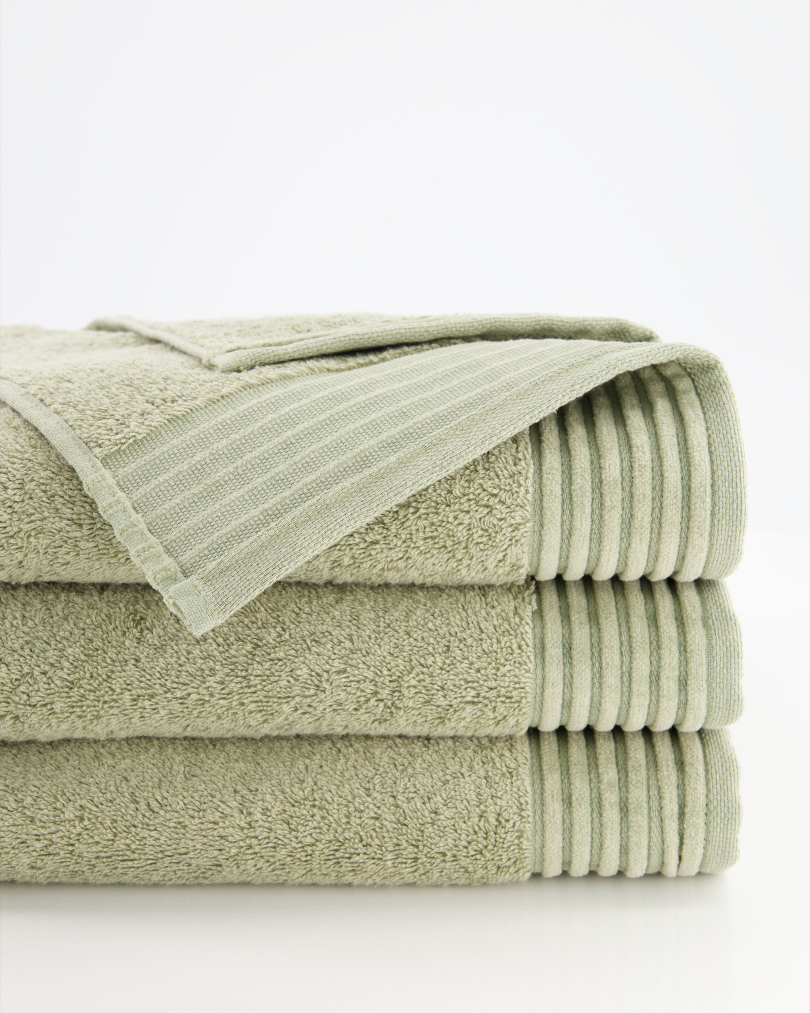 Möve Handtücher Loft moss - 690 - Handtuch 50x100 cm