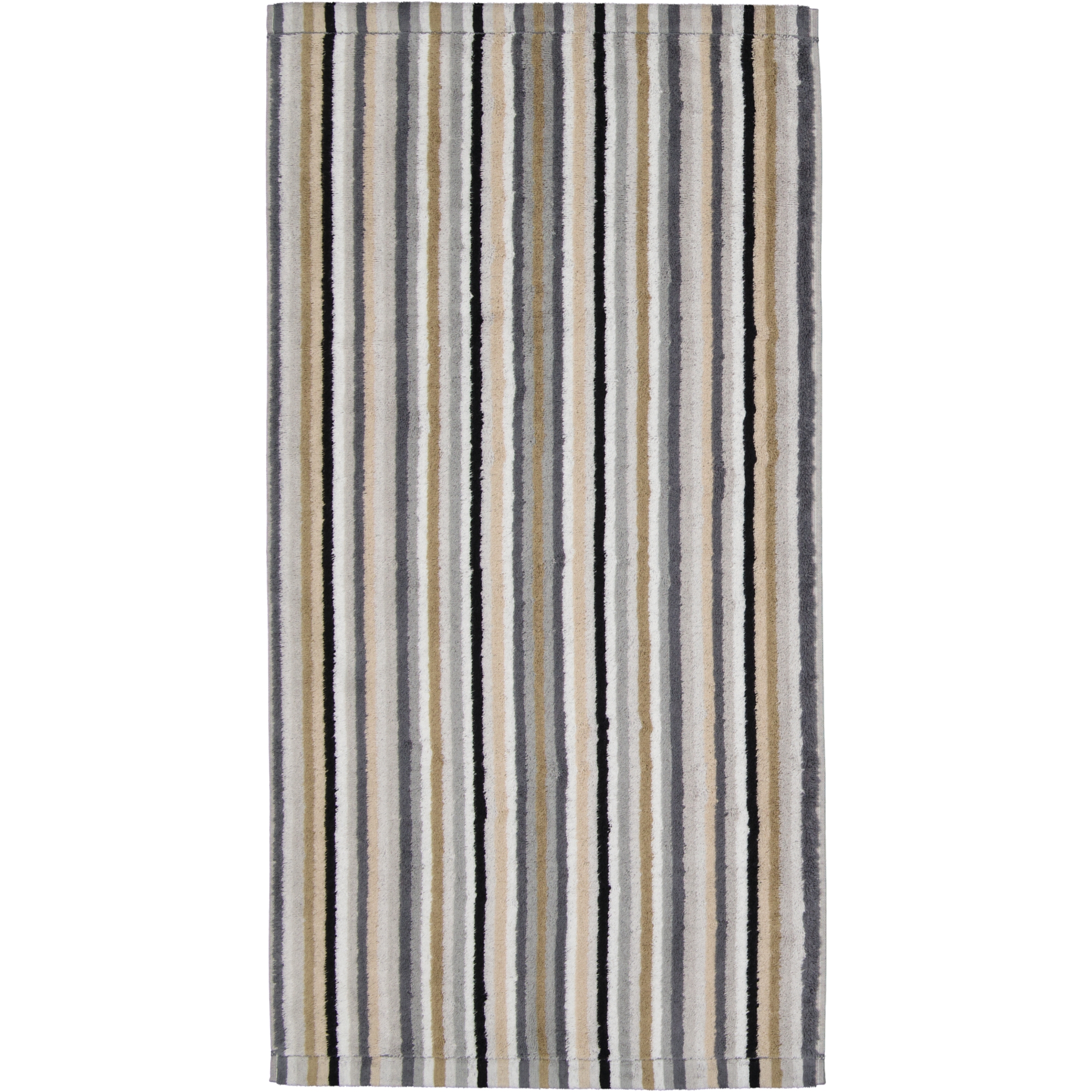 Cawö - Life Style Streifen 7048 - Farbe: 37 - kiesel - Handtuch 50x100 cm
