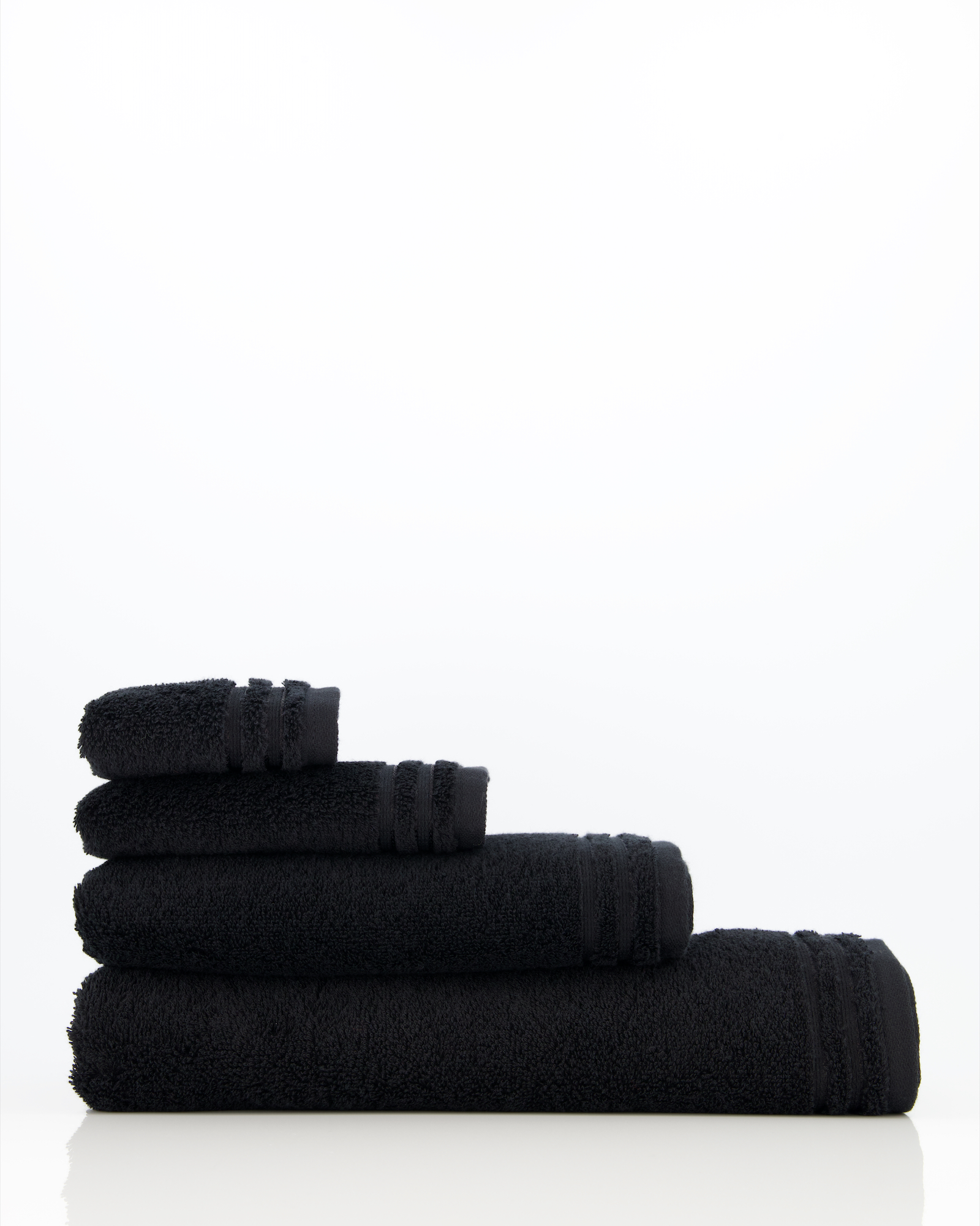 Vossen Handtücher Calypso Feeling schwarz - 7900 - Seiflappen 30x30 cm