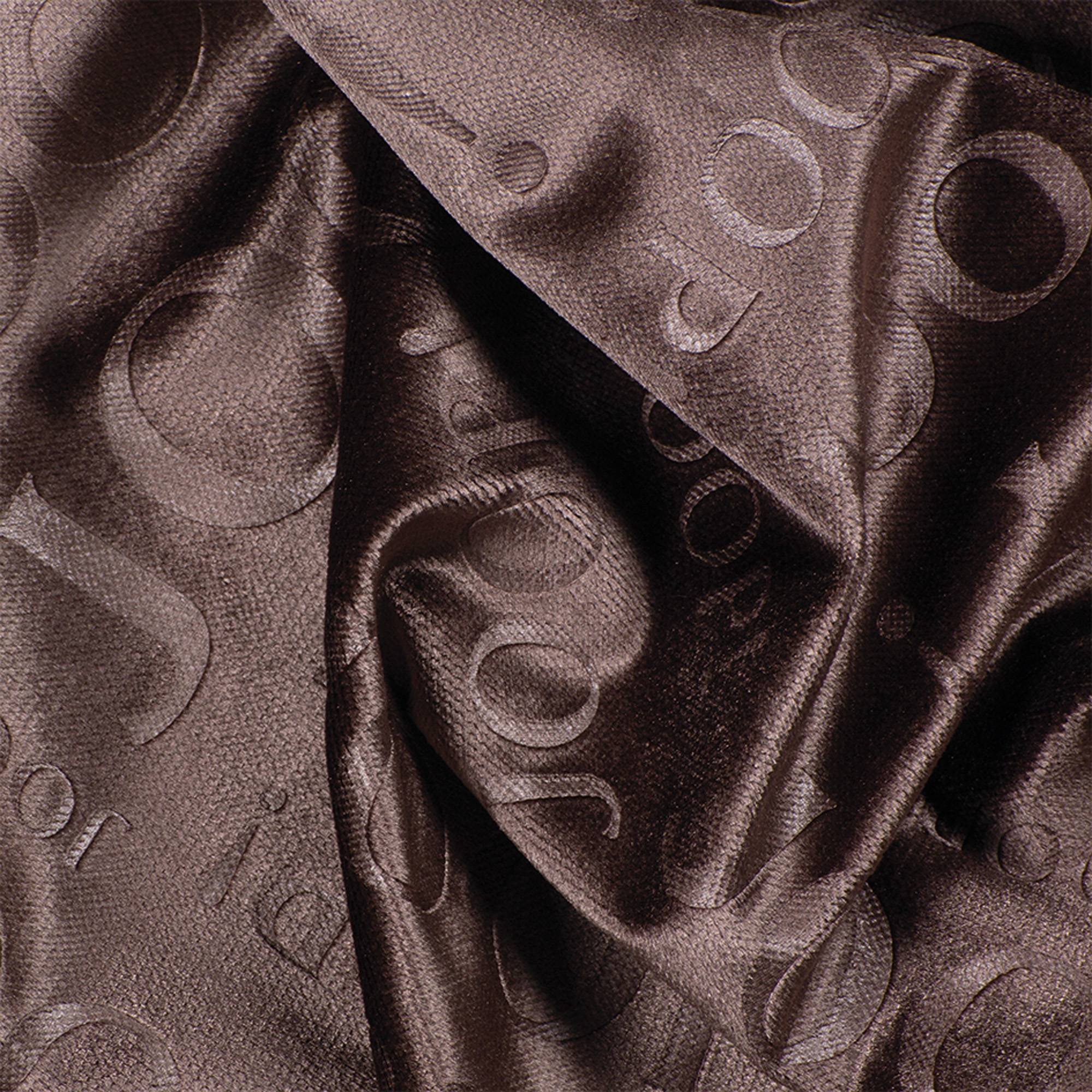 JOOP! Vorhang Gardine Match - verdecktes Schlaufenband - Größe: 140x250 cm - Farbe: Umbra - 020