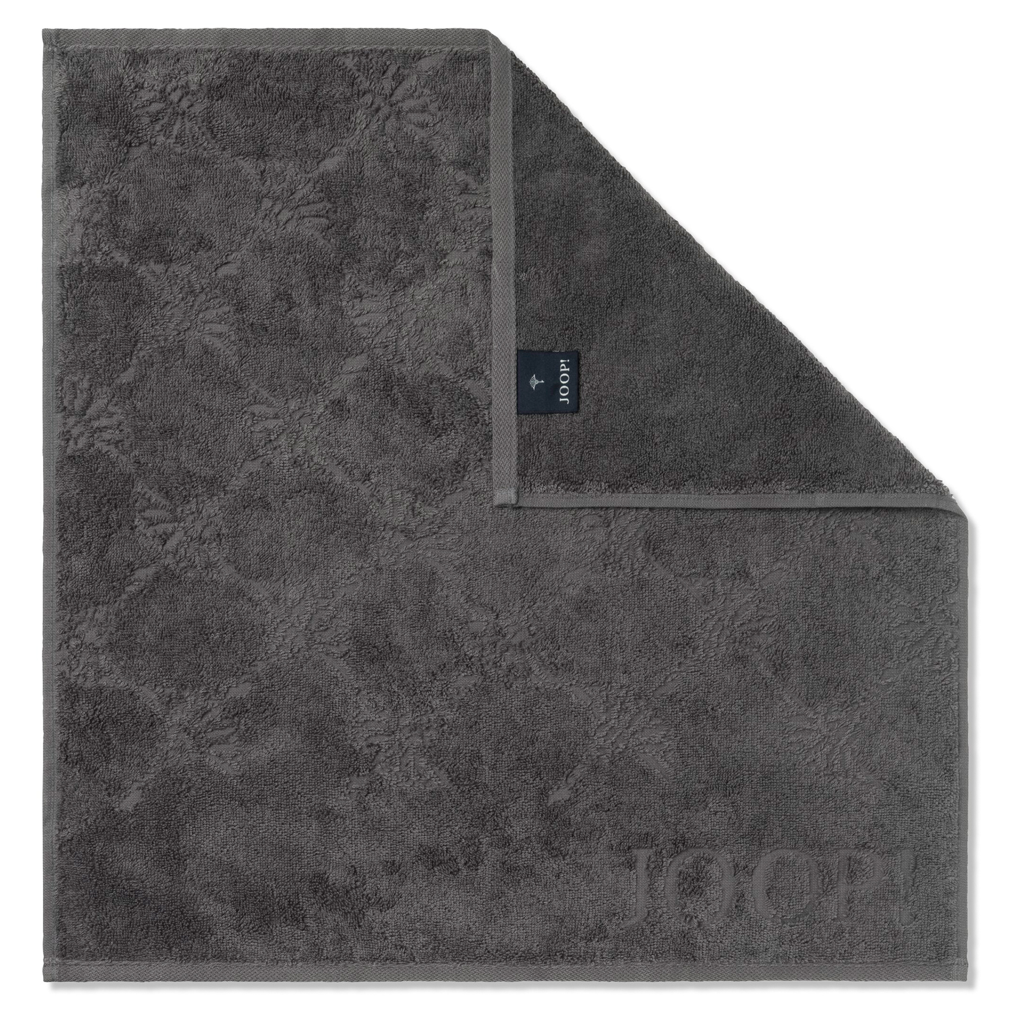 JOOP! Küchenhandtücher Cuisine Cornflower 1702 Anthrazit - 774 - 50x50 cm