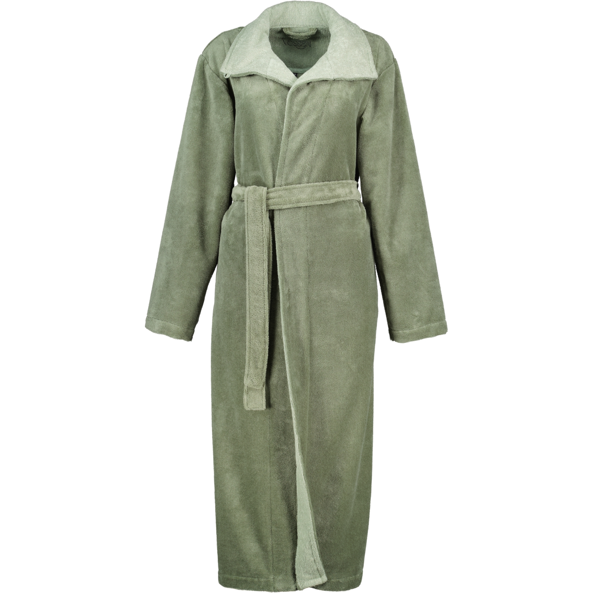 Vossen Bademäntel Damen Stehkragen Andorra detox green/eukalyptus - 0002