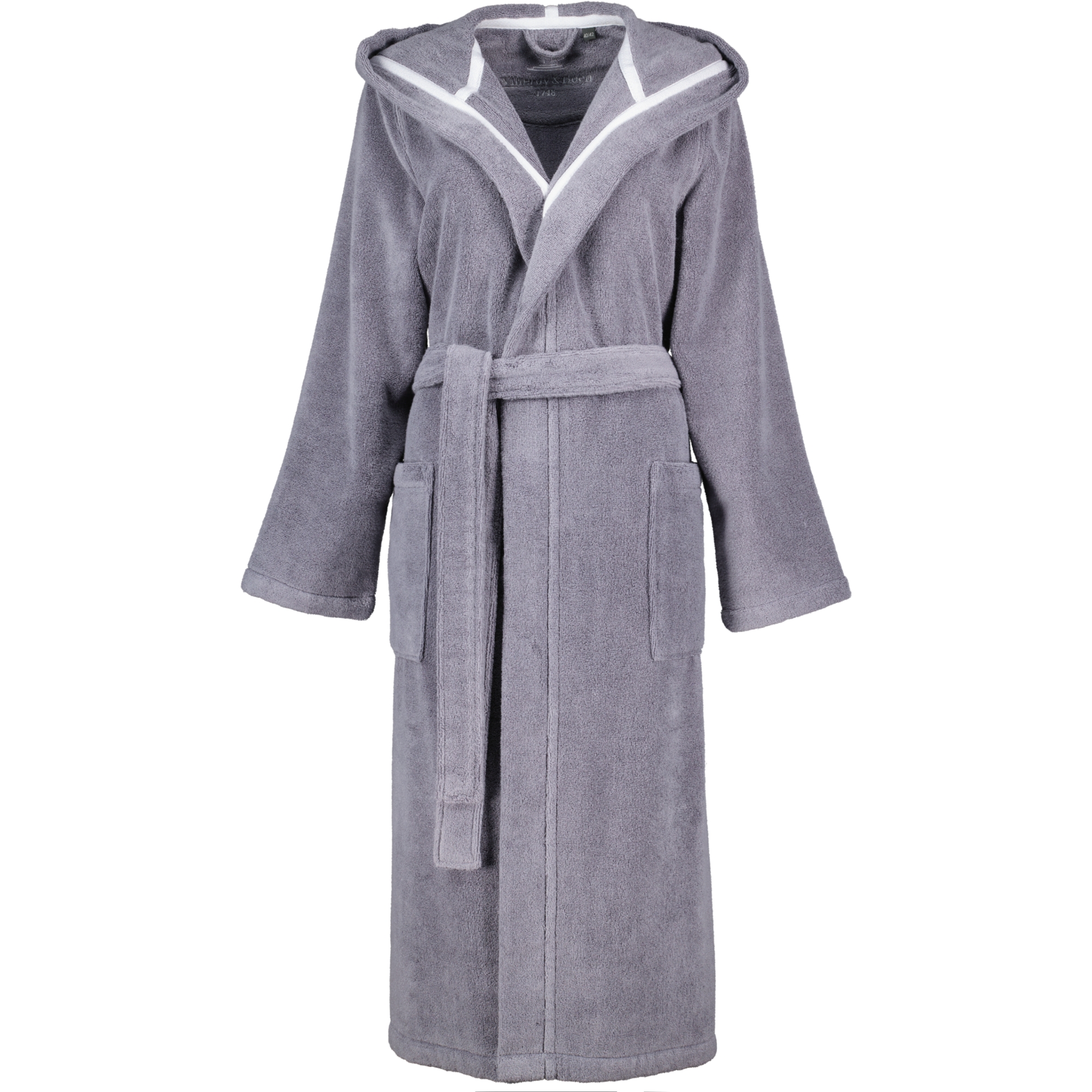 Villeroy & Boch Bademäntel Damen Kapuze 2521 shadow-grey - 77