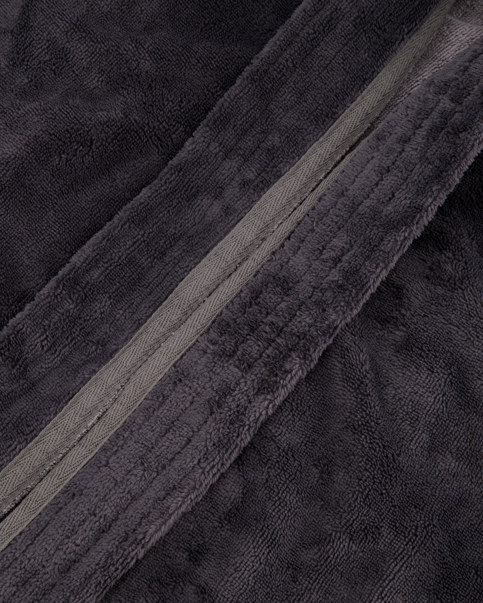 Cawö Home Herren Bademantel Kimono 800 - Farbe: anthrazit - 71 (807) - schlanke Größe 110