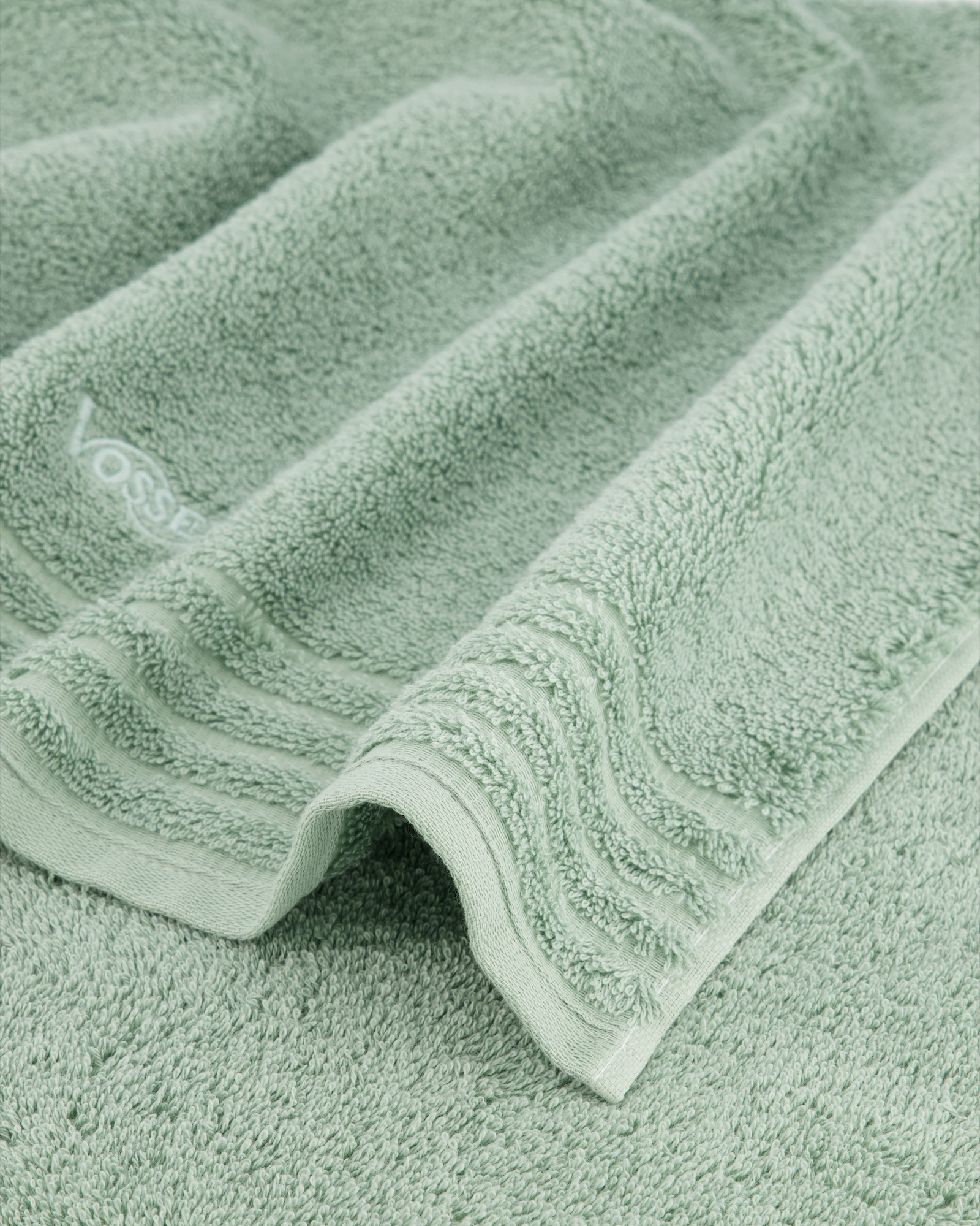 Vossen Vienna Style Supersoft - Farbe: soft green - 5305 - Seiflappen 30x30 cm