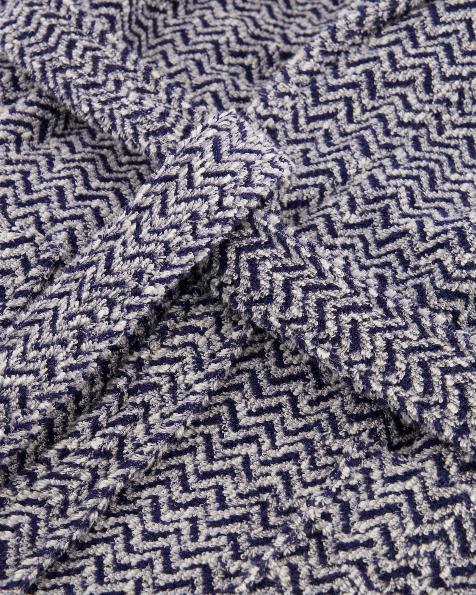 Möve unisex Kapuze Brooklyn Fischgrat nature/deep sea - 042