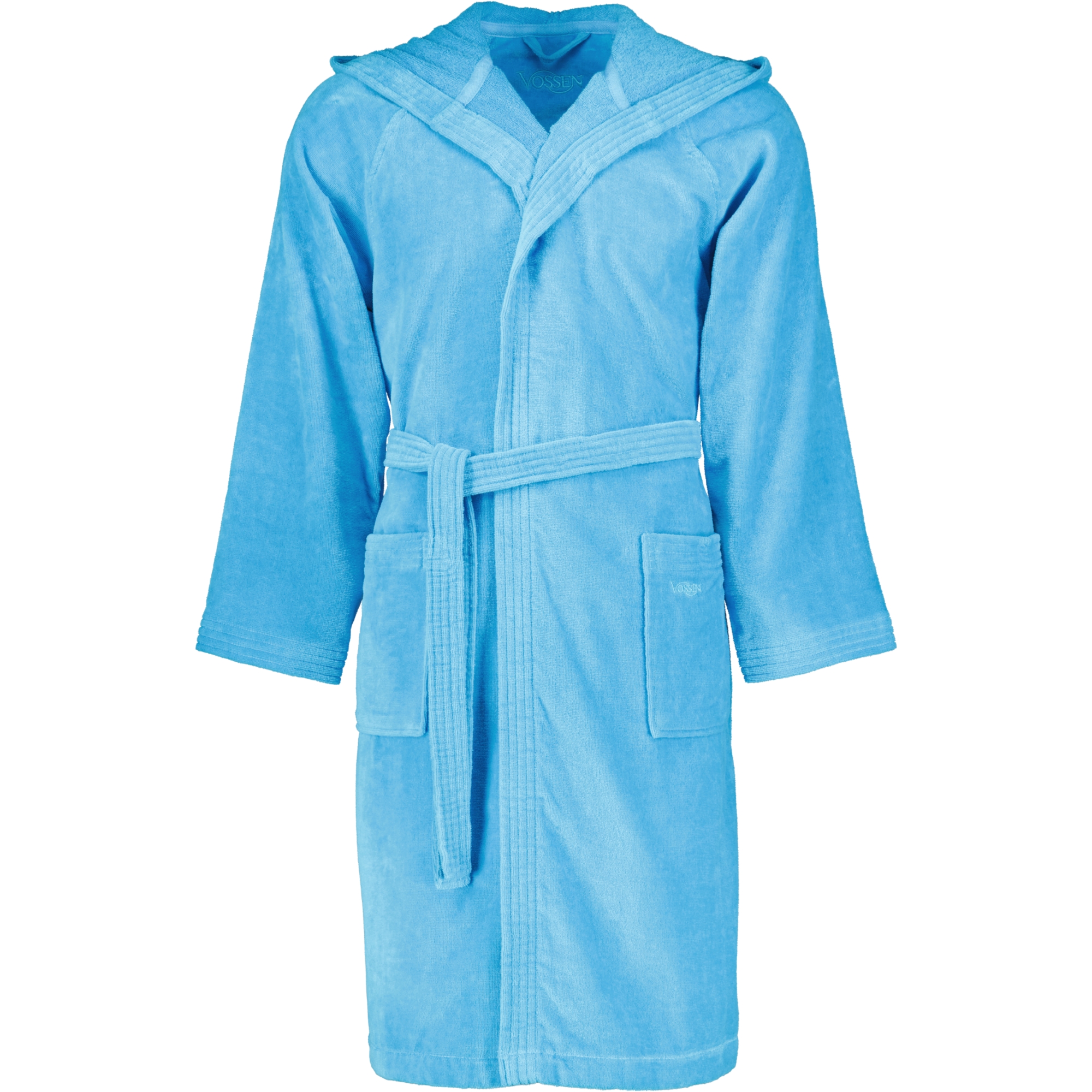 Vossen Bademäntel unisex Kurzmantel mit Kapuze Texas turquoise - 5570