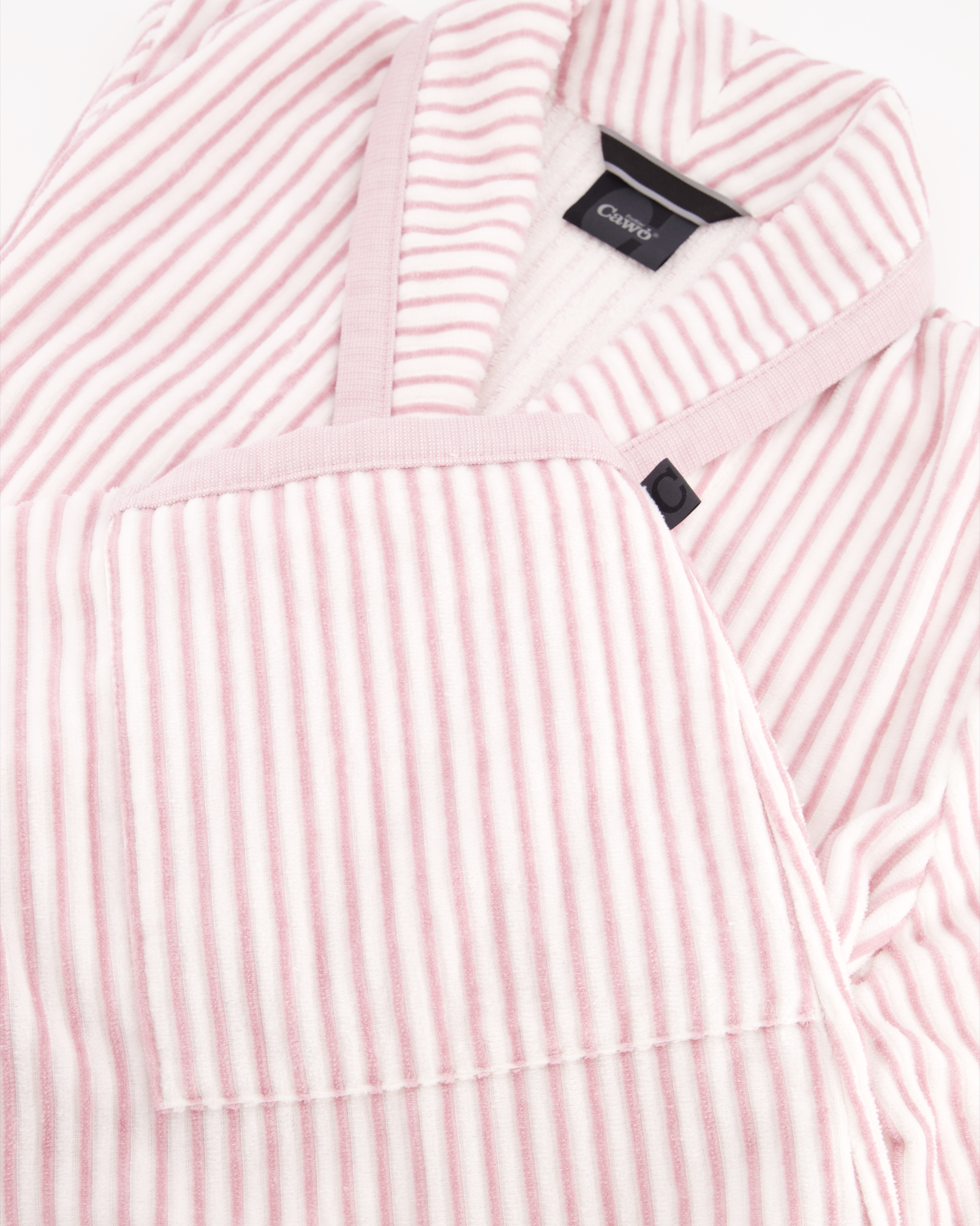 Cawö - Damen Bademantel Schalkragen 3423 - Farbe: malve - 22 - L