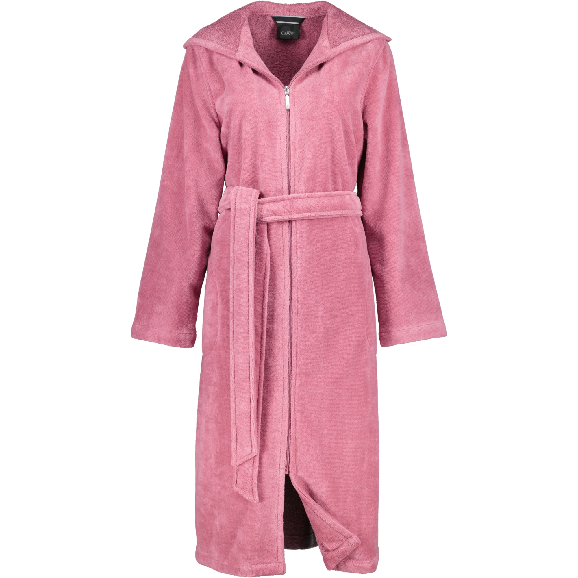 Cawö Home Damen Bademantel Kapuze RV 837 - Farbe: blush - 22 - XS