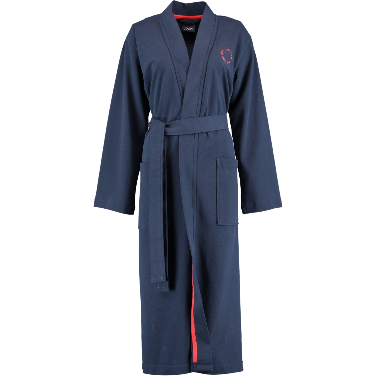JOOP Damen Bademantel Kimono Pique - 1654 - Farbe: marine - 12 - L