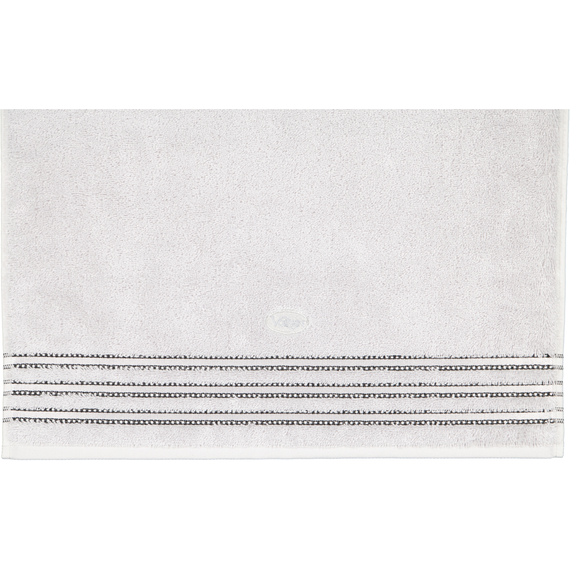 Vossen Handtücher Cult de Luxe light grey - 7210 - Handtuch 50x100 cm