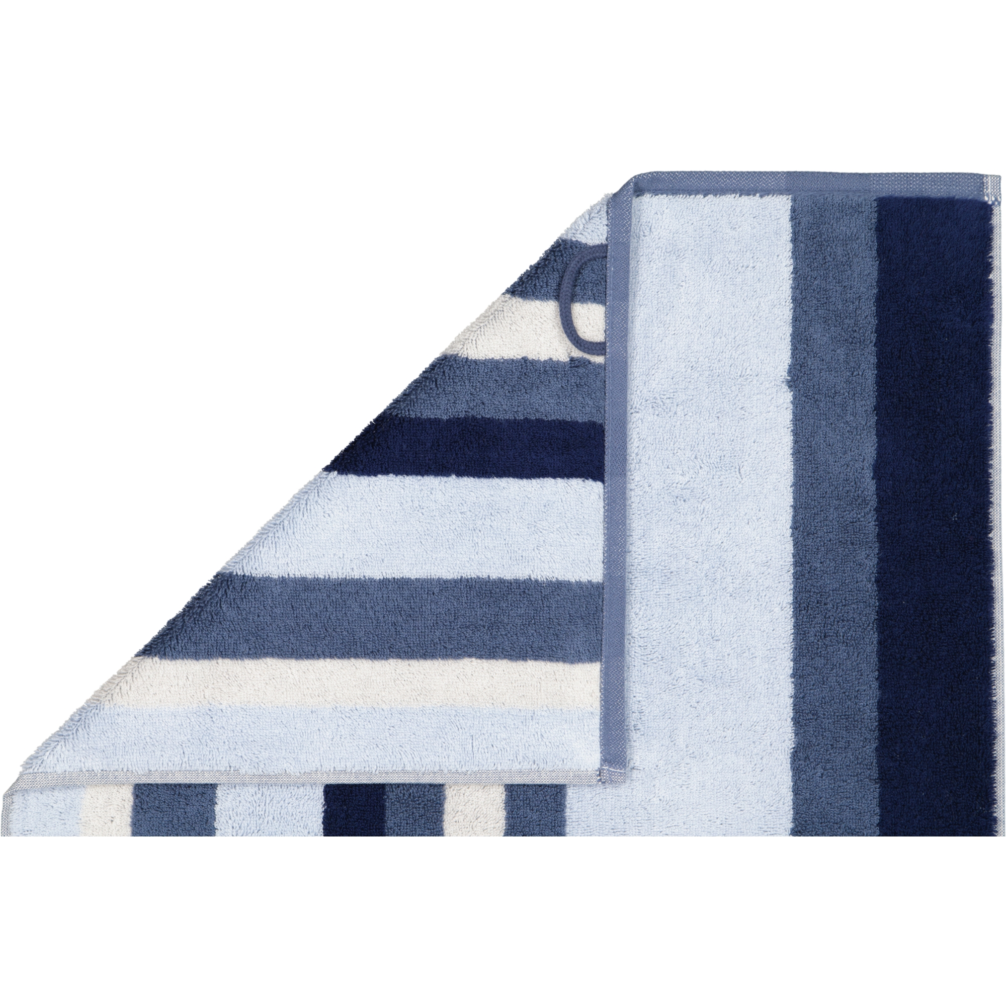 JOOP! Handtücher Vibe Streifen 1698 ozean - 11 - Seiflappen 30x30 cm