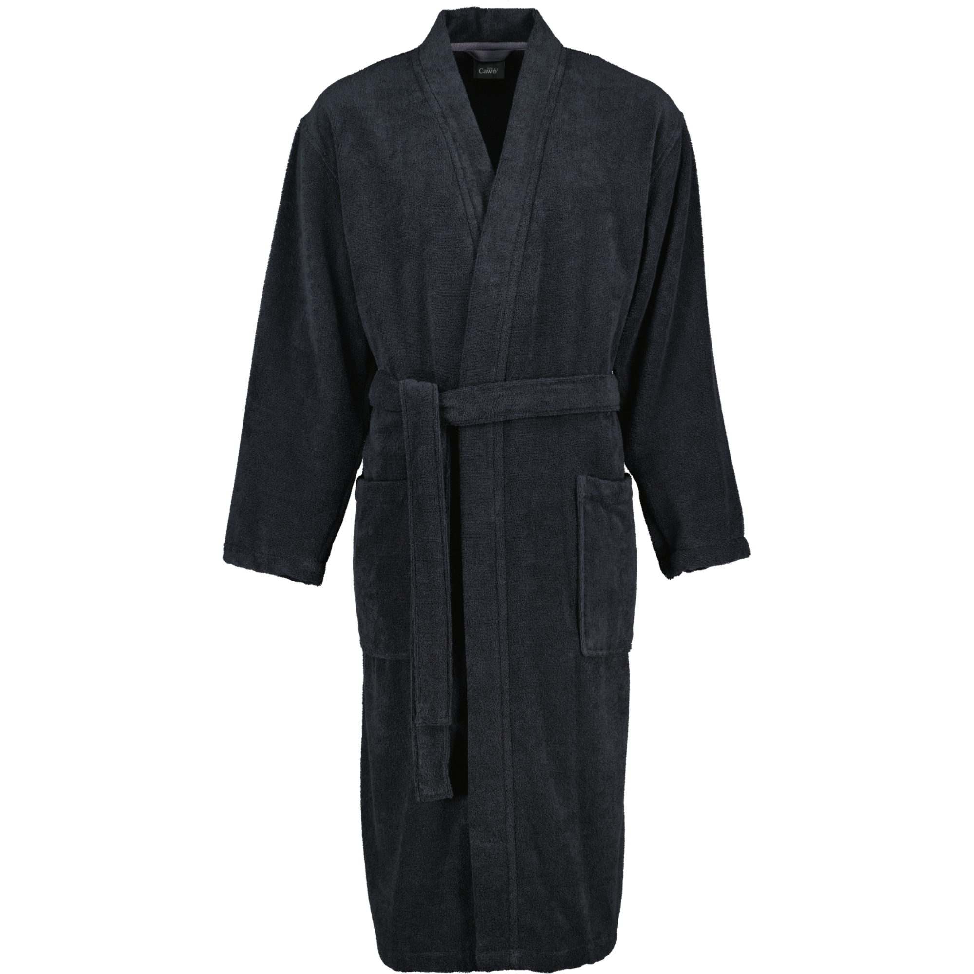 Cawö Home Bademäntel Herren Kimono Uni 828 lava - 97