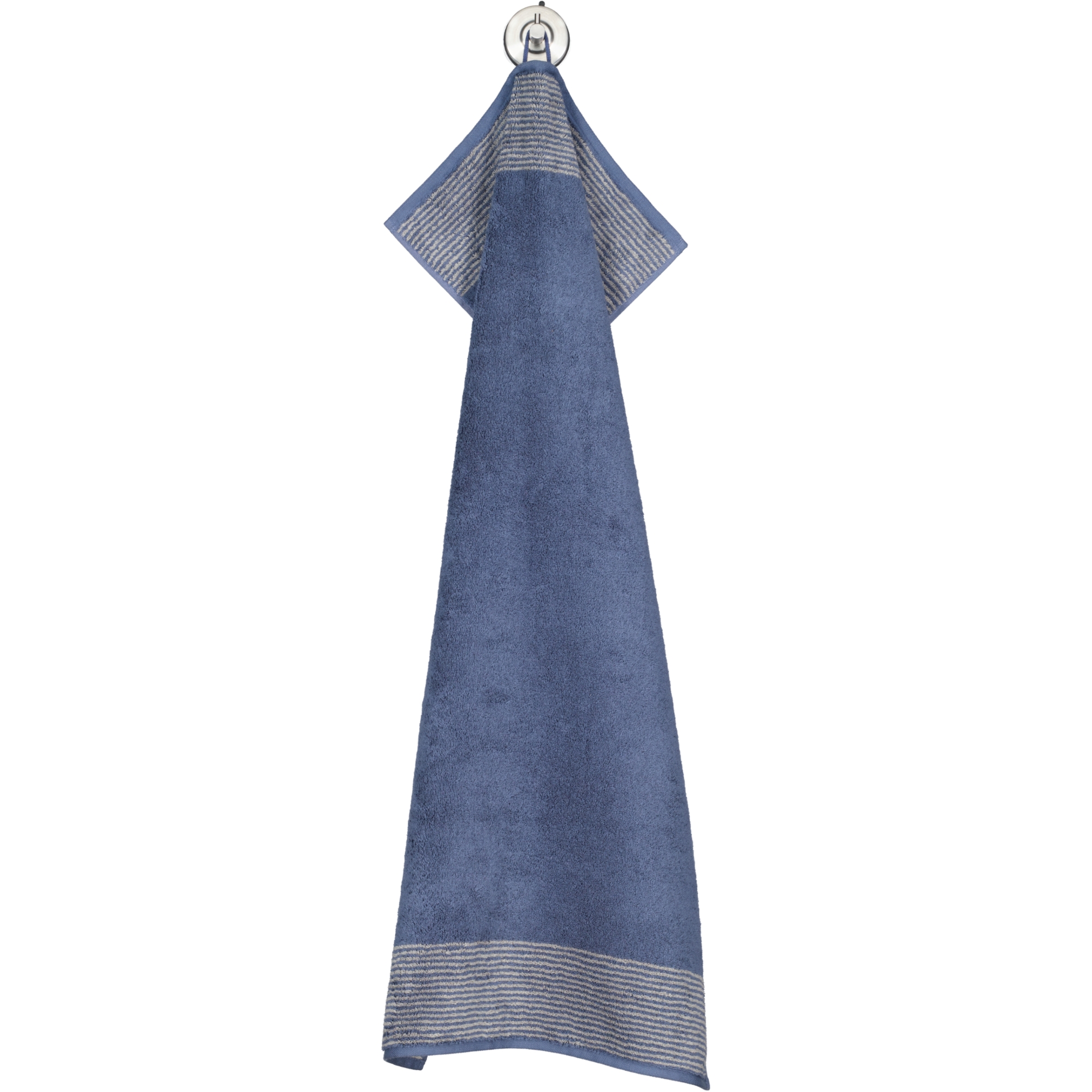 Cawö - Luxury Home Two-Tone 590 - Farbe: nachtblau - 10 - Handtuch 50x100 cm