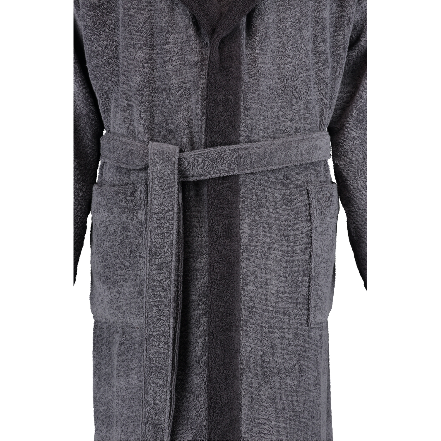 bugatti Herren Bademantel Kapuze Stefano - Farbe: graphit - 766 - S