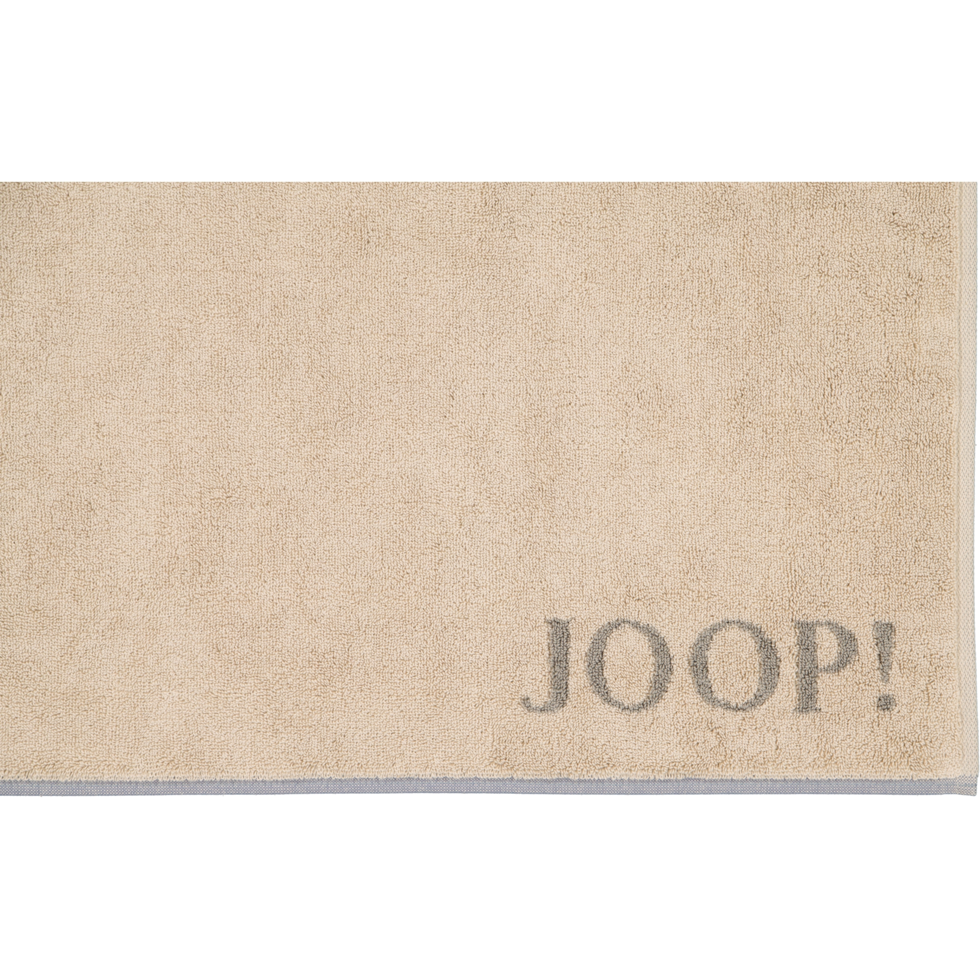 JOOP! Classic - Doubleface Badematte 1600 - 50x80 cm - Farbe: Sand/Graphit - 37
