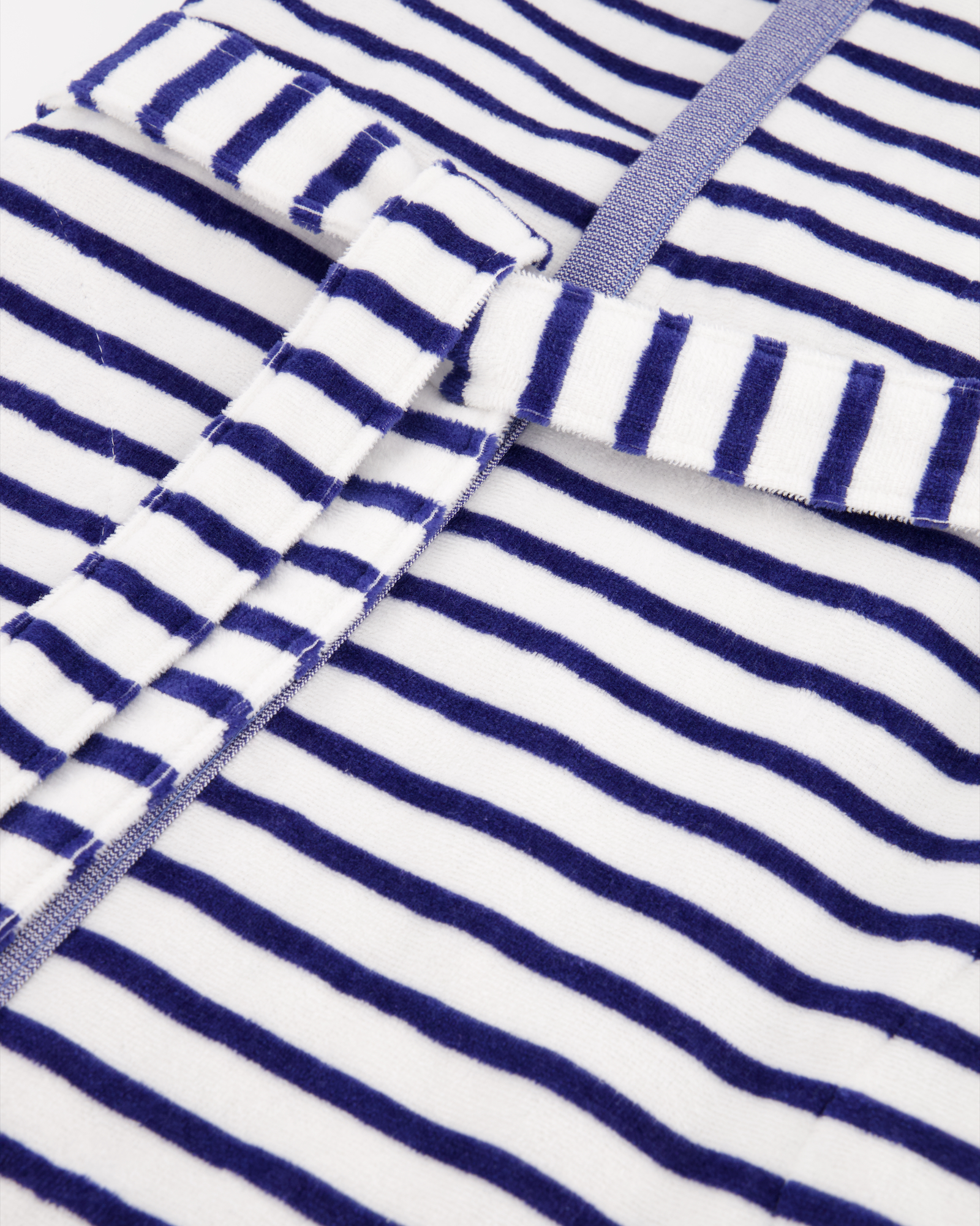 Cawö - Damen Bademantel Kapuze Breton 6596 - Farbe: navy - 16 - S