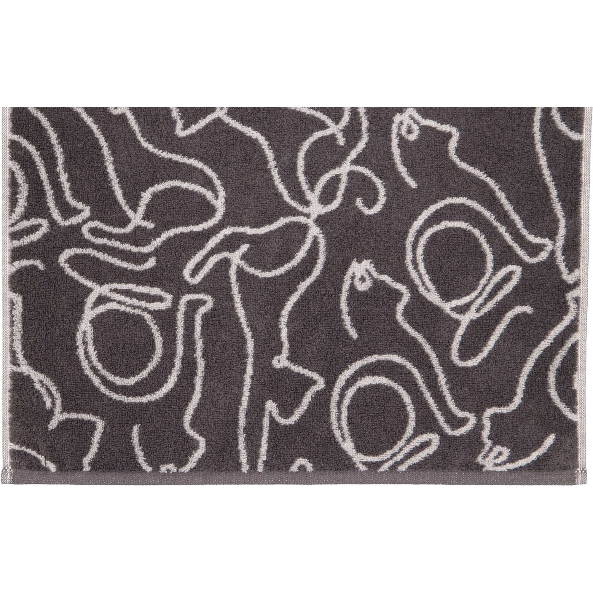 Cawö Handtücher CUTE CATS EDITION Cats 6264 basalt/platin - 77