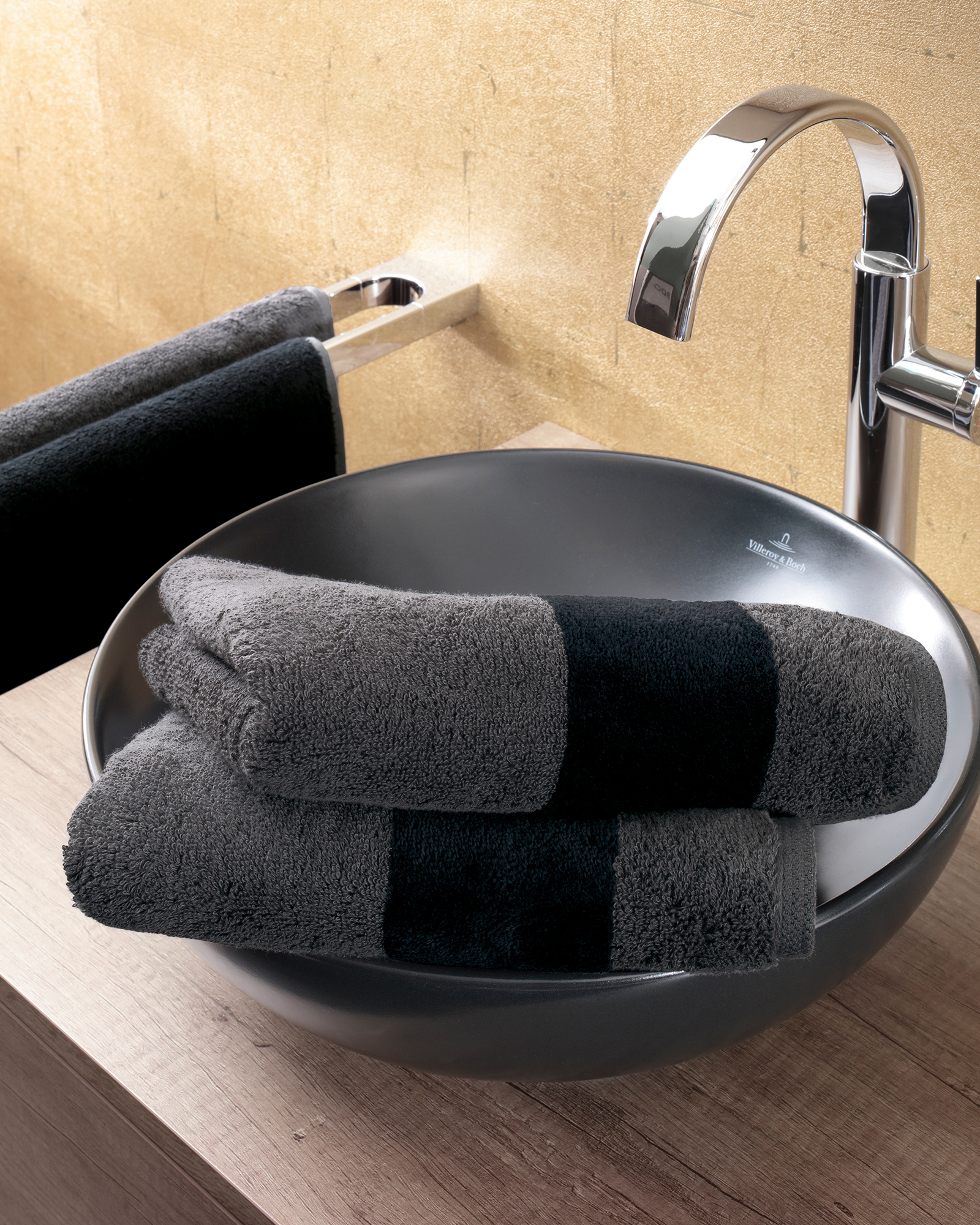 Villeroy & Boch Handtücher Luxury Double 2560 graphite - 79