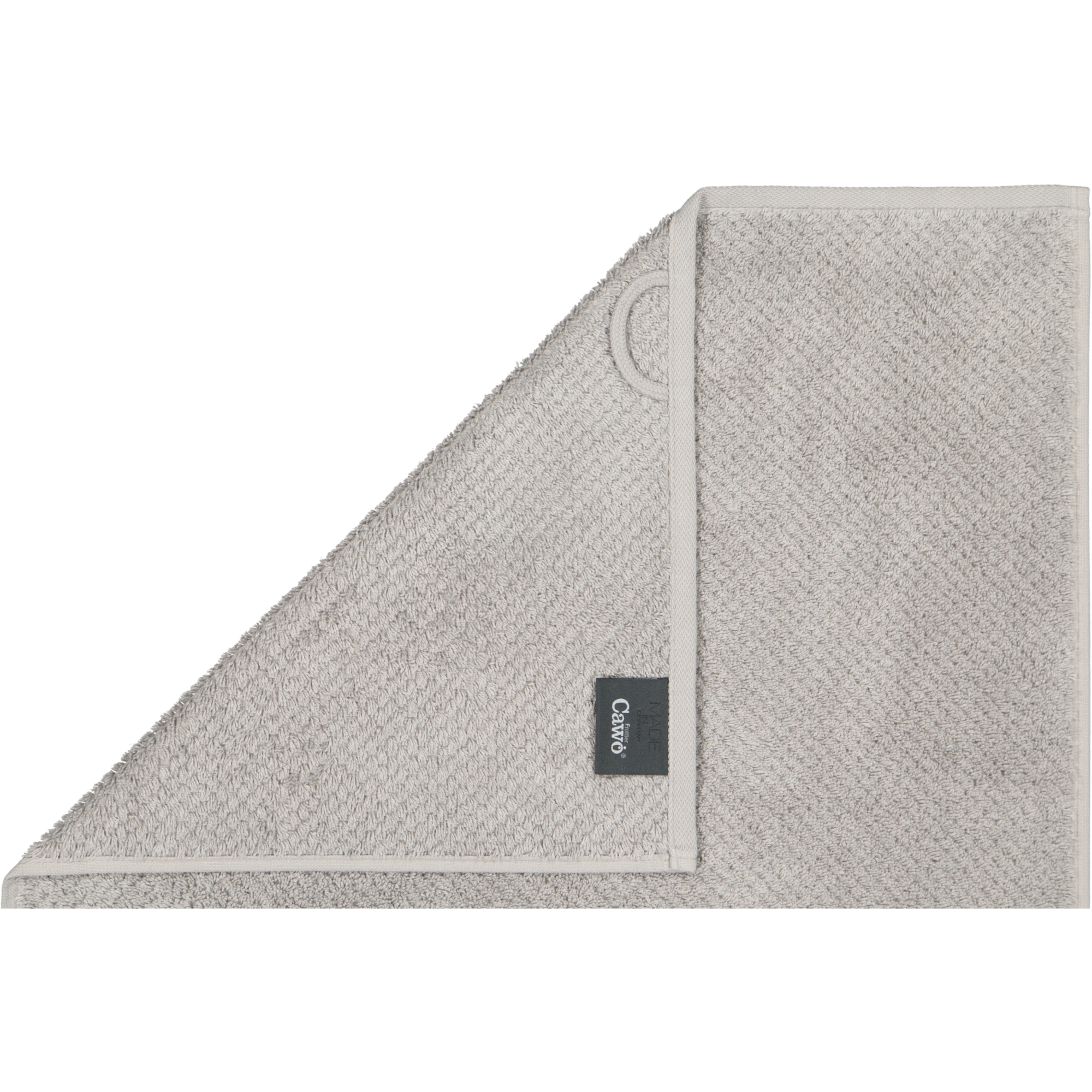 Cawö Handtücher Pure 6500 - Farbe: stein - 727 - Gästetuch 30x50 cm