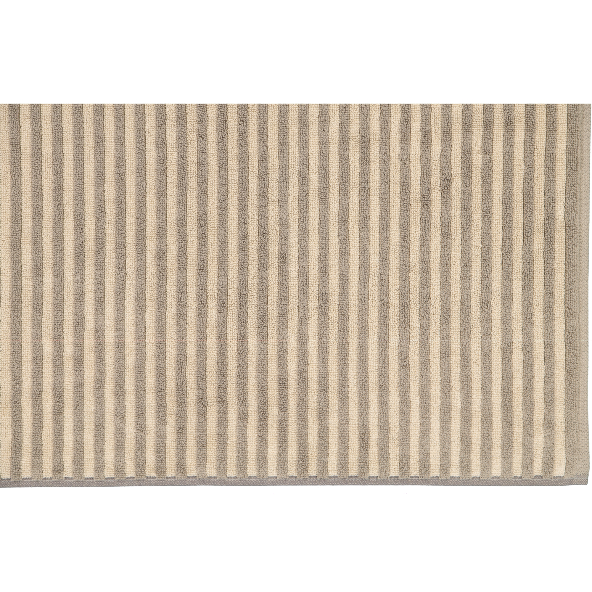 Cawö Badematten Two-Tone Stripes 480 graphit - 70 - 50x80 cm