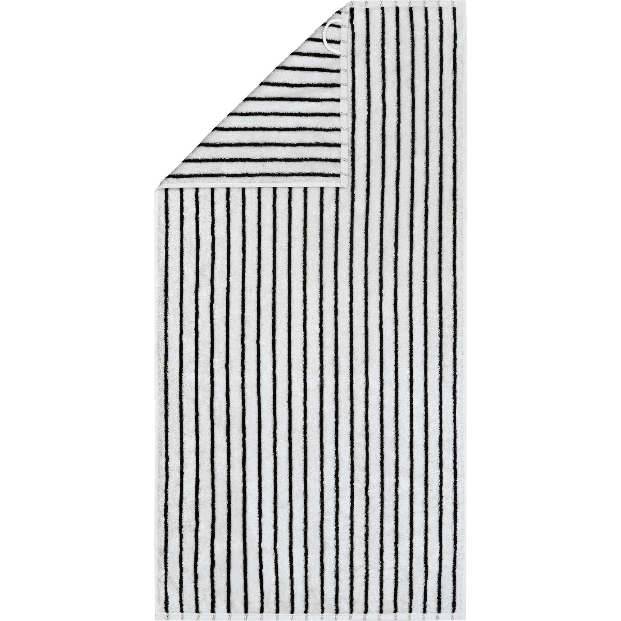 Cawö Handtücher Black&White Streifen 6278 schwarz/weiß - 96