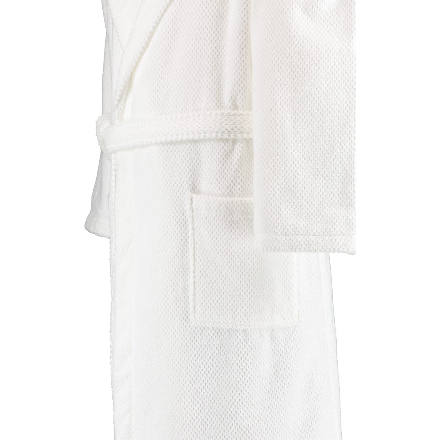 Rhomtuft RHOMTUFT Bademäntel unisex Kapuze Baronesse weiß - 01