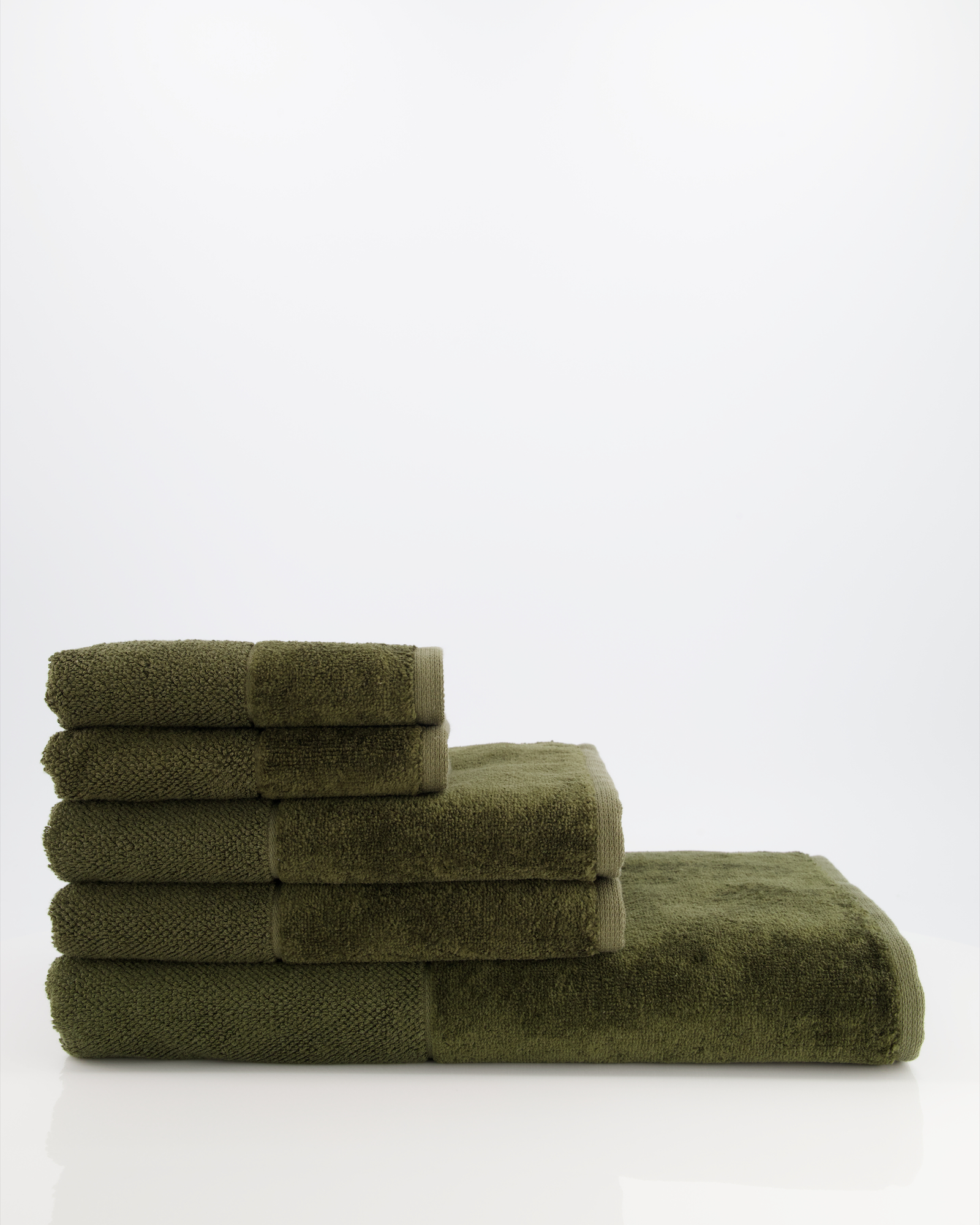 Möve Handtücher Bamboo luxe olive - 670 - Seiflappen 30x30 cm