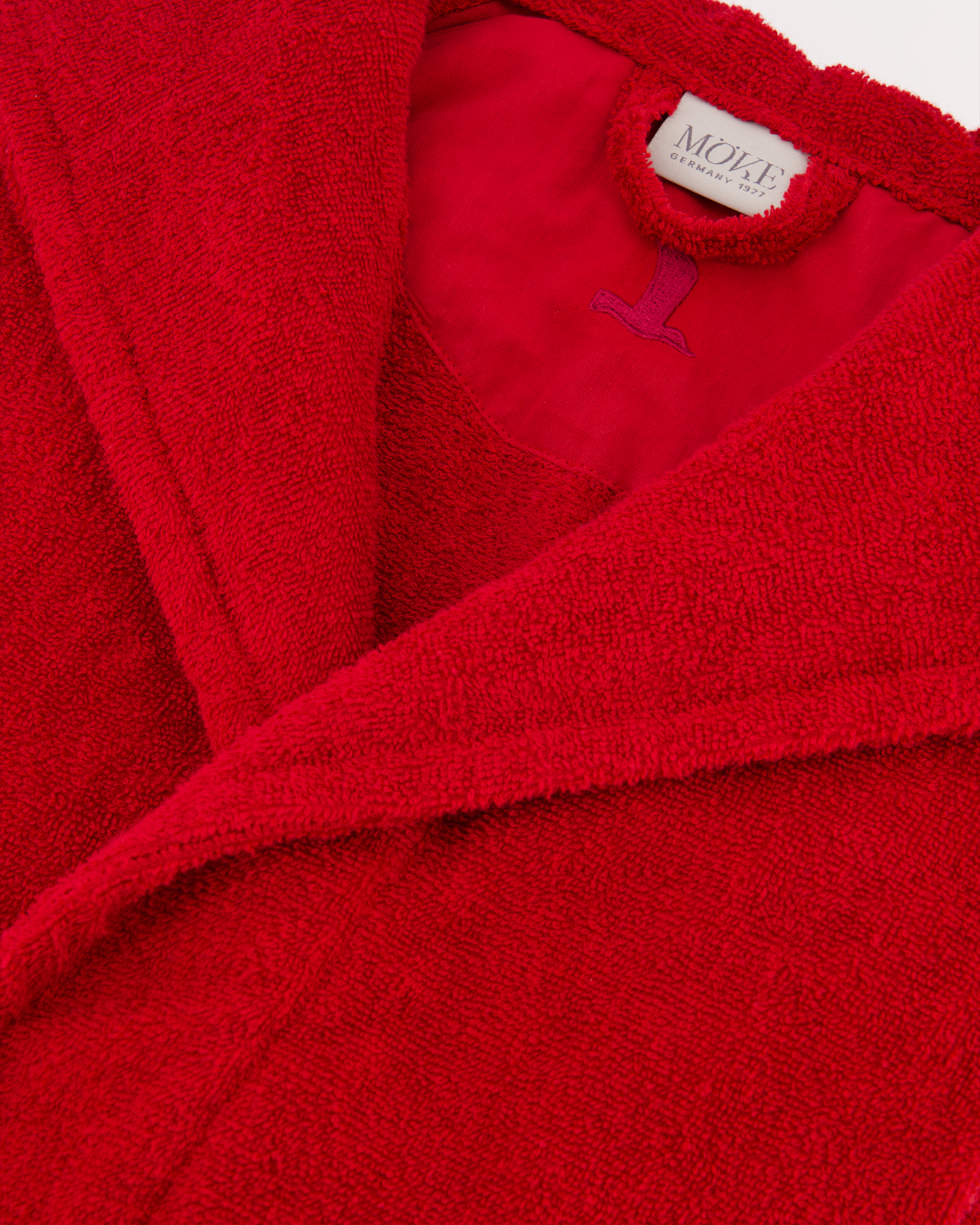 Möve Bademäntel unisex Kapuze Superwuschel ruby - 075