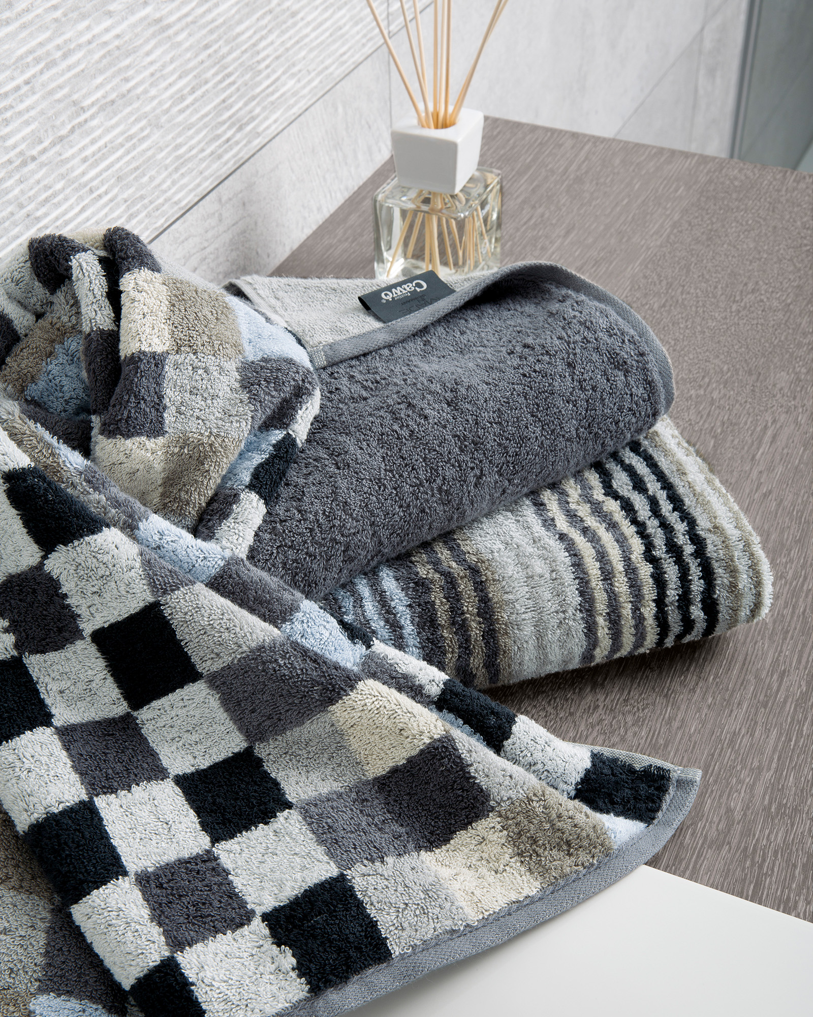 Cawö Handtücher Unique Karo 942 türkis - 44