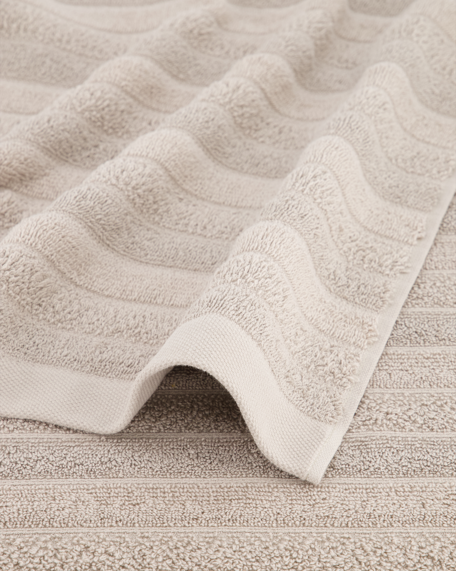 Möve Handtücher Wellbeing Wellenstruktur cashmere - 713