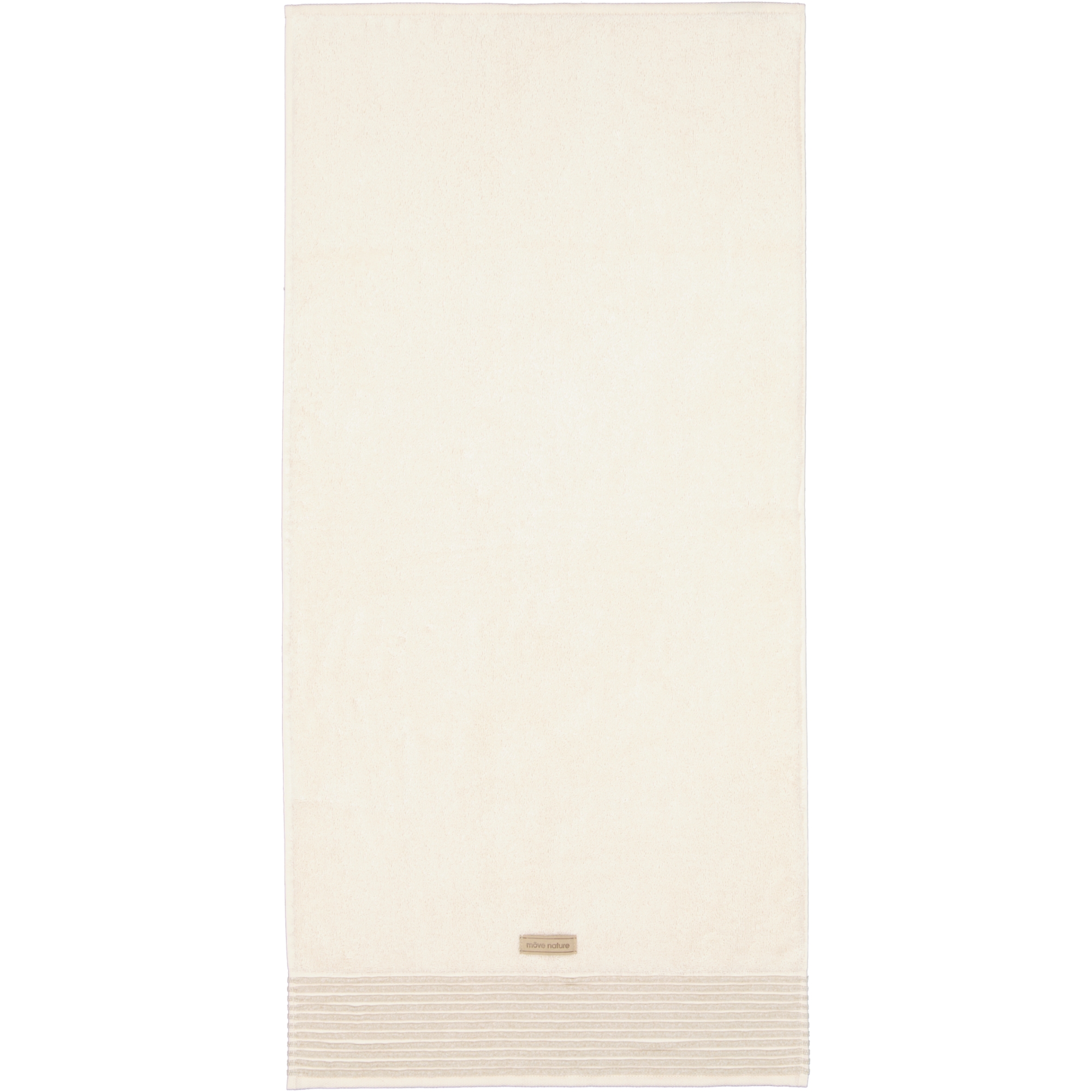 Möve - Wellness - Chenillebiesen - Farbe: natur - 071 (0-5537/8711) - Handtuch 50x100 cm