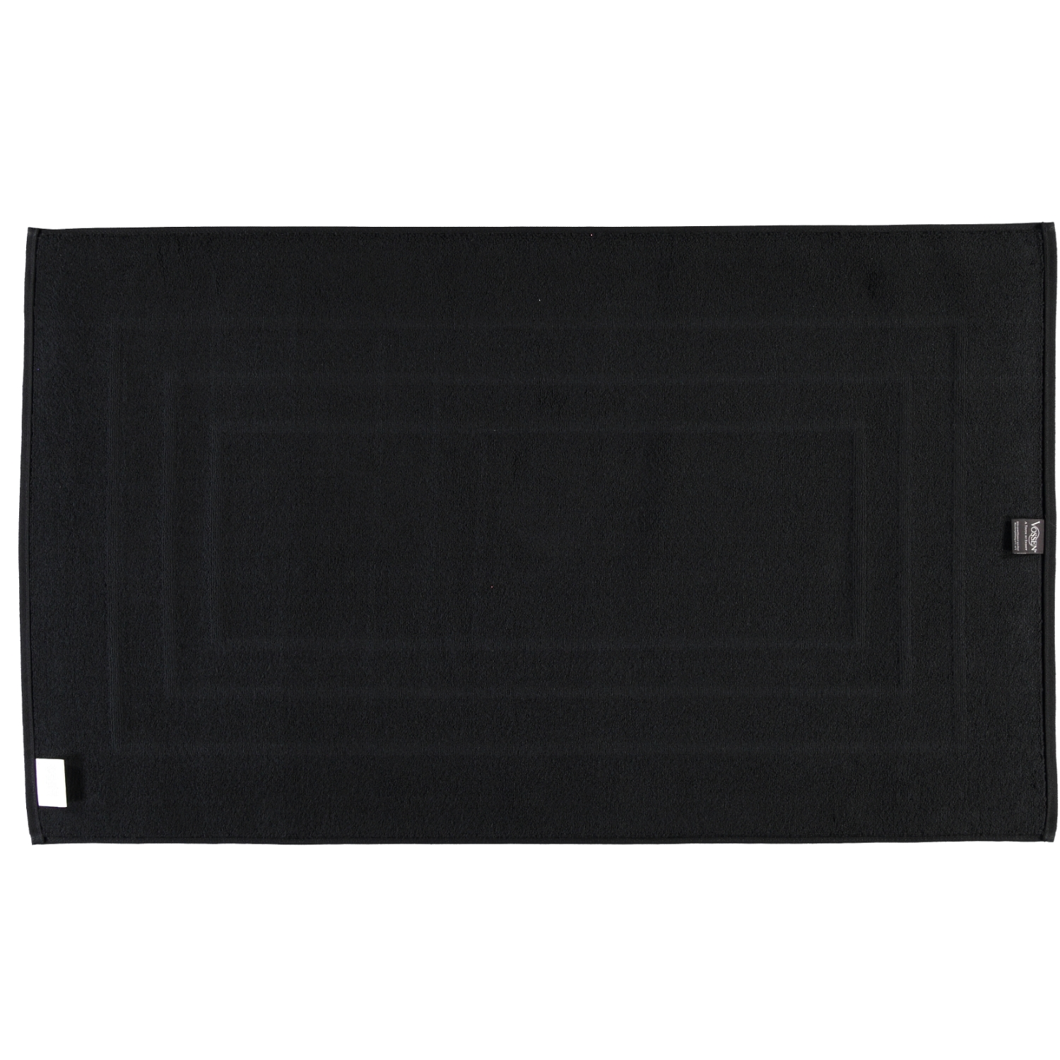 Vossen Badematten Feeling schwarz - 7900 - 60x100 cm
