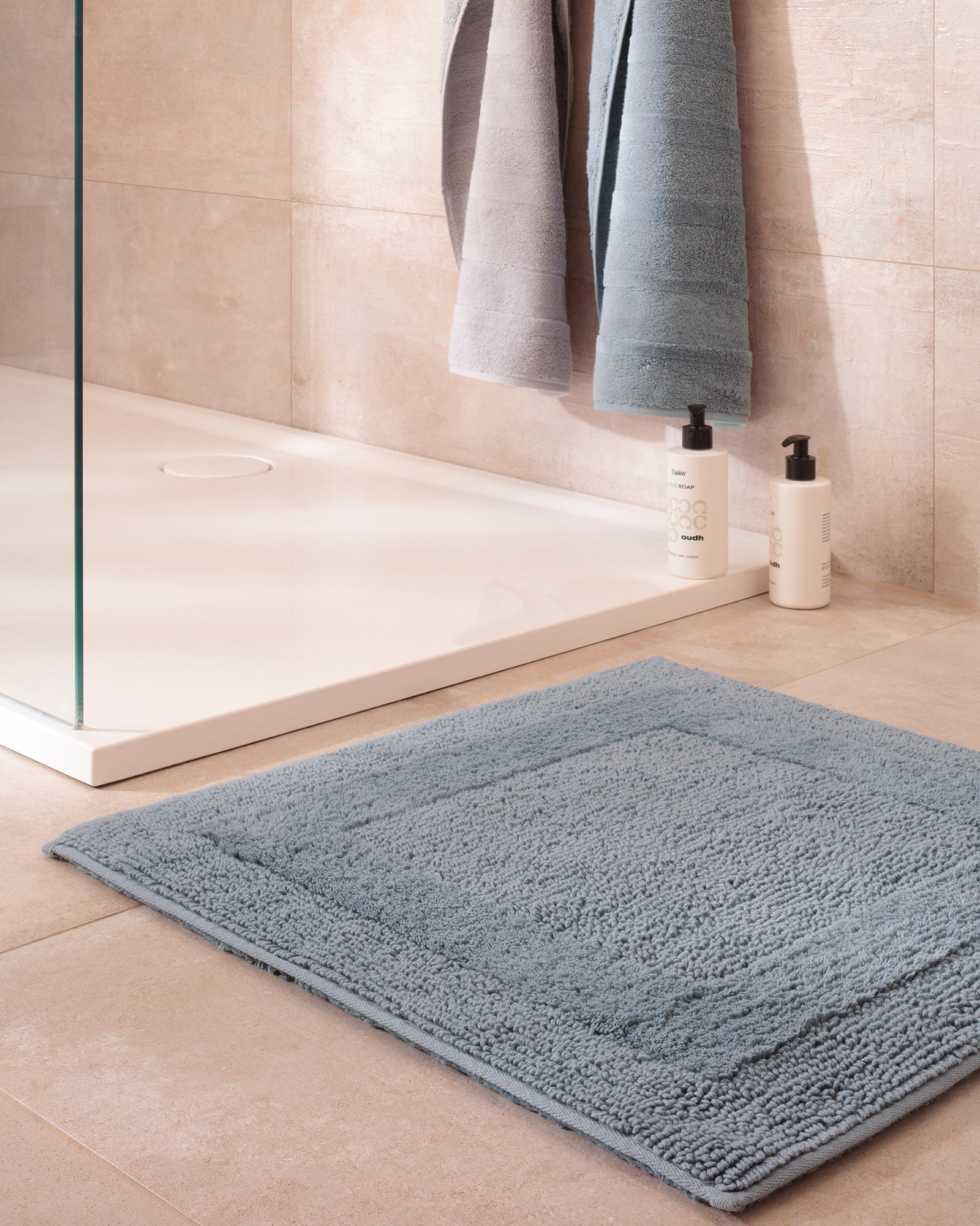 Cawö Home Badteppiche Luxus Badteppich 1000 nordic blue - 187