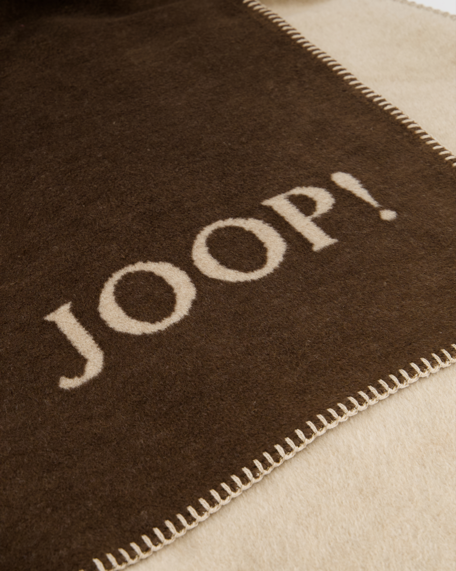 JOOP! Wohndecken Uni-Doubleface Mokka-Taupe - 150x200 cm