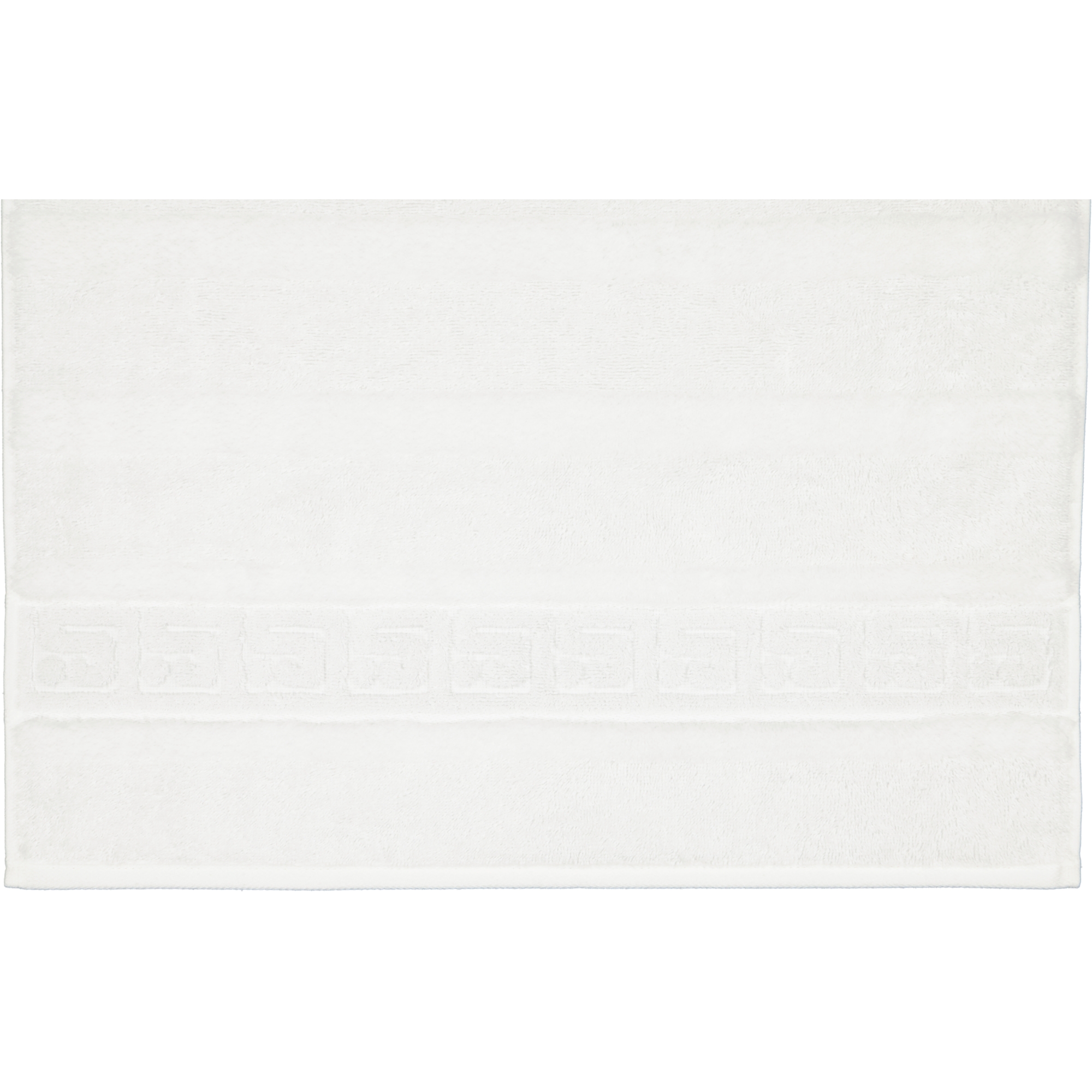 Cawö - Noblesse Uni 1001 - Farbe: 600 - weiß - Gästetuch 30x50 cm