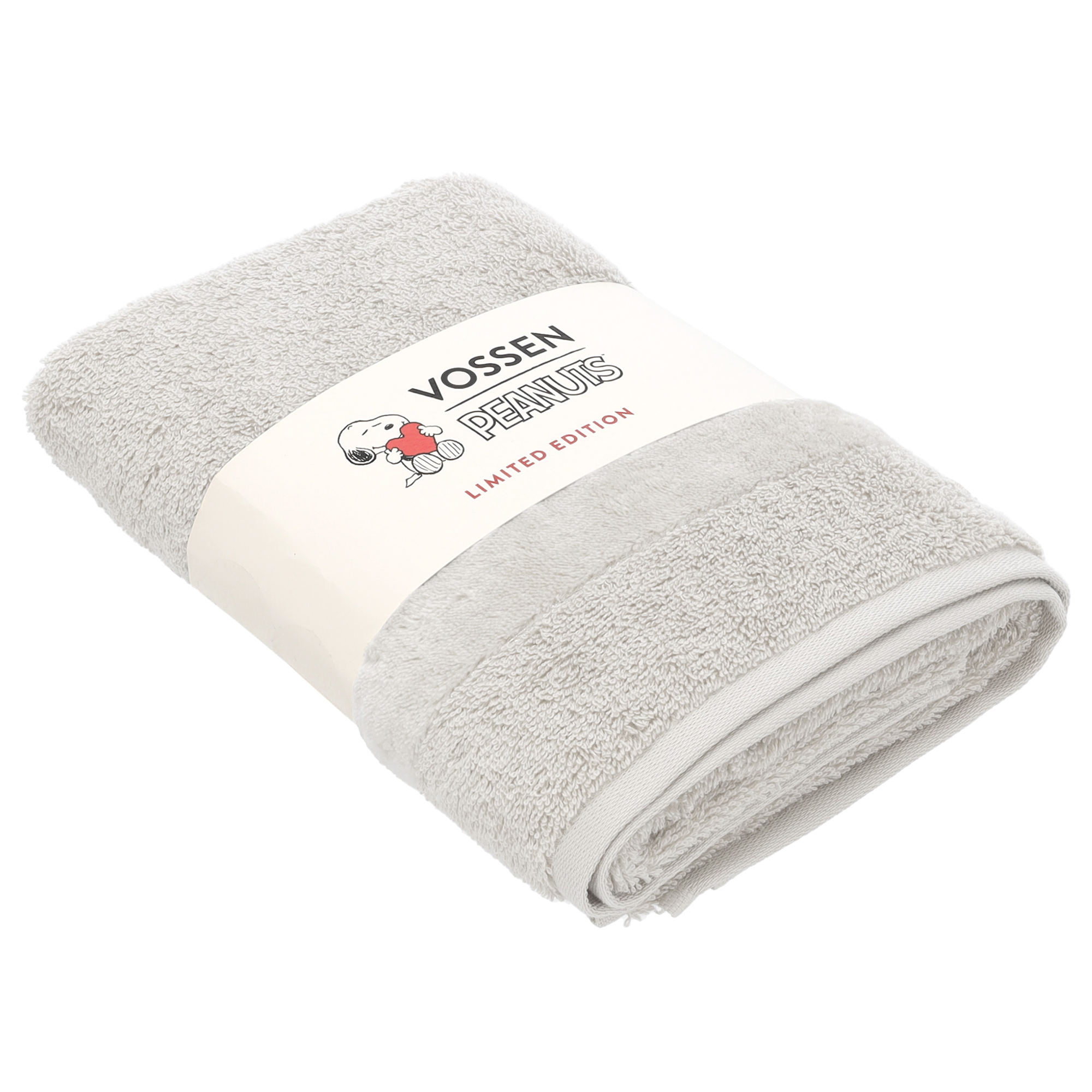 Vossen Handtücher PEANUTS Sleepy Snoopy pearl grey - 7110