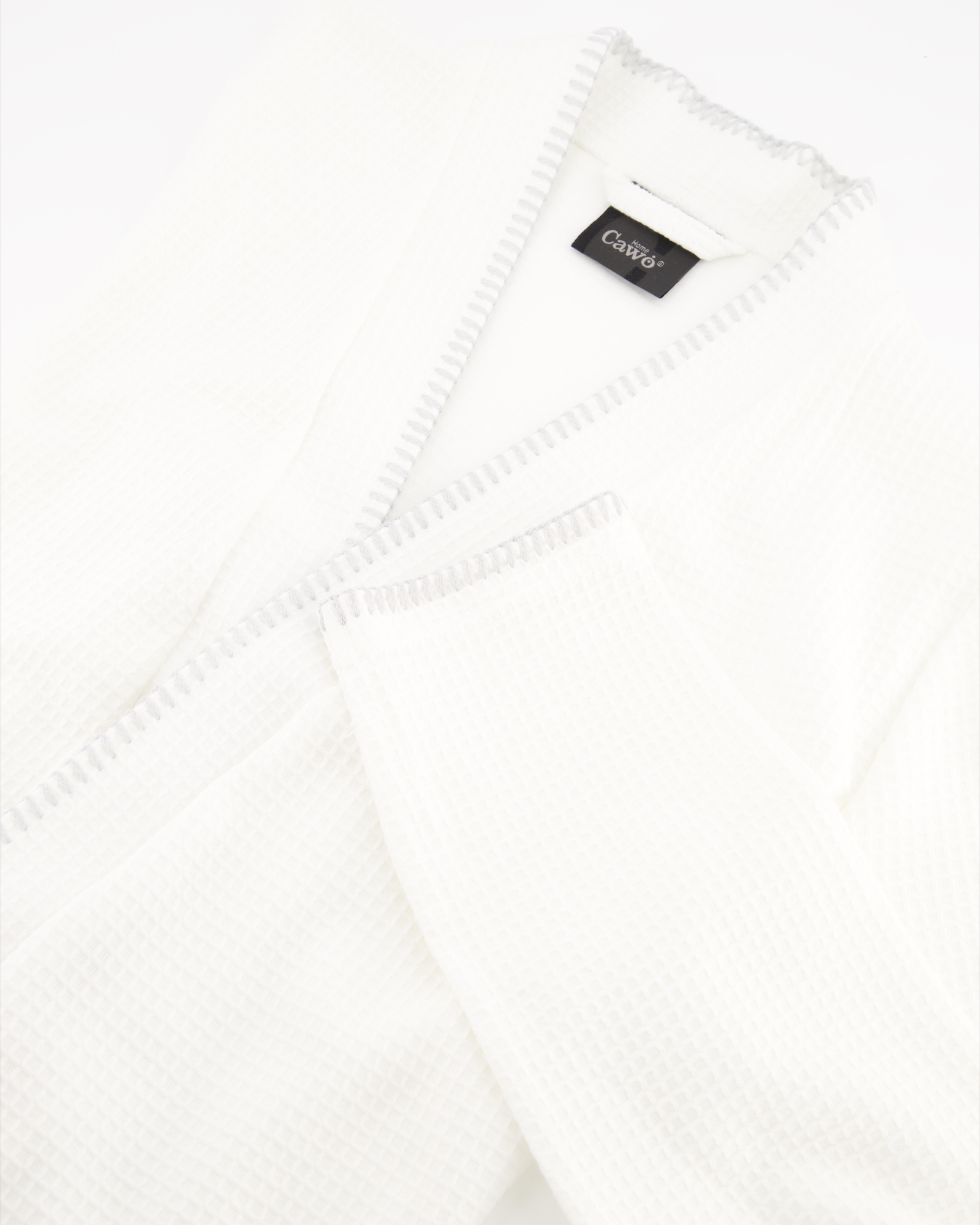 Cawö Home Bademäntel Damen Kimono Pique 812 weiß - 67 - XS