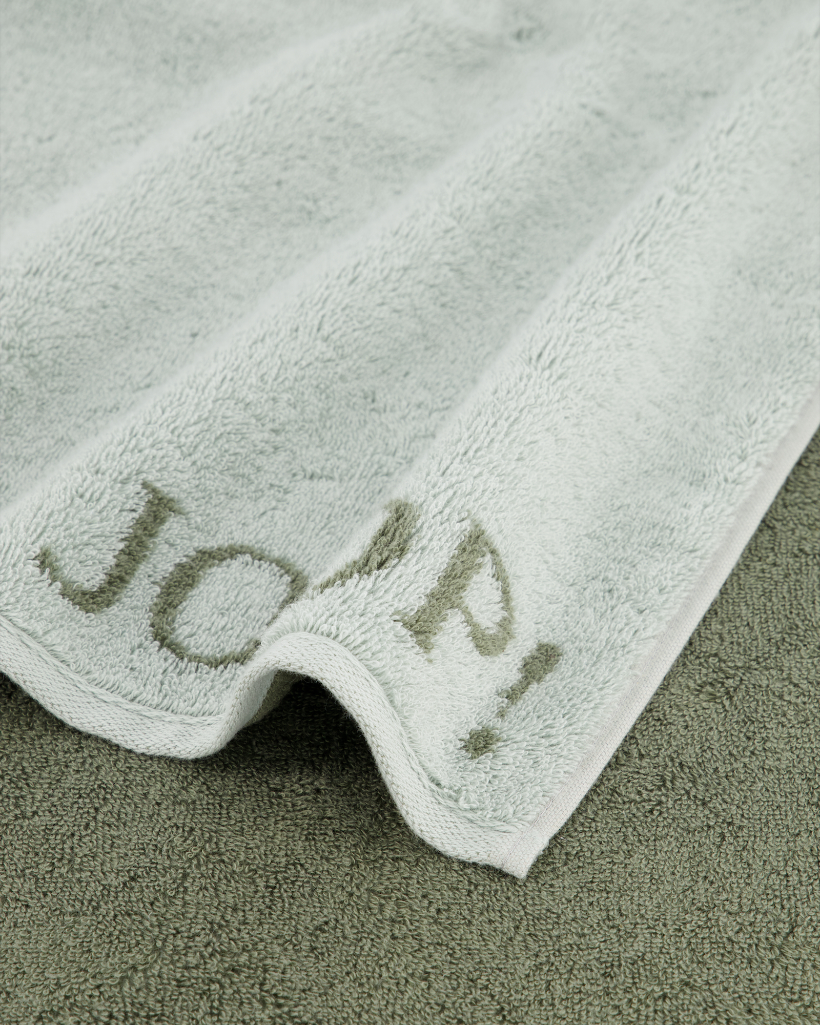 JOOP! Classic - Doubleface 1600 - Farbe: Salbei - 47 - Seiflappen 30x30 cm