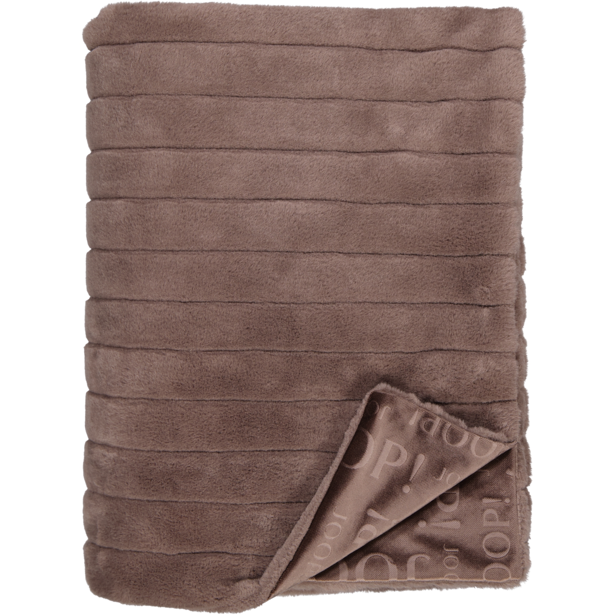 JOOP! Plaid Glam - Größe: 130x170 cm - Farbe: Umbra - 020