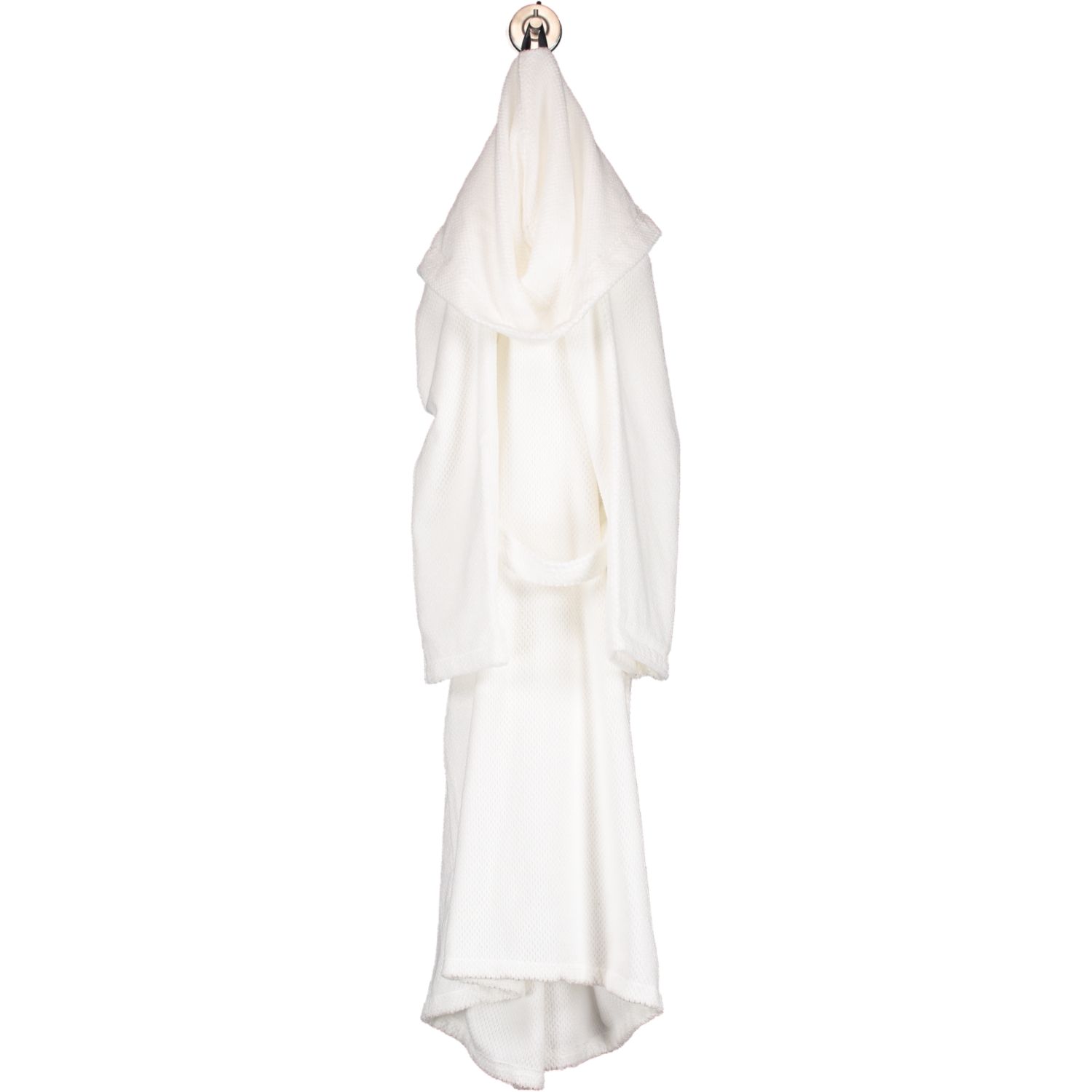 Rhomtuft RHOMTUFT Bademäntel unisex Kapuze Baronesse weiß - 01