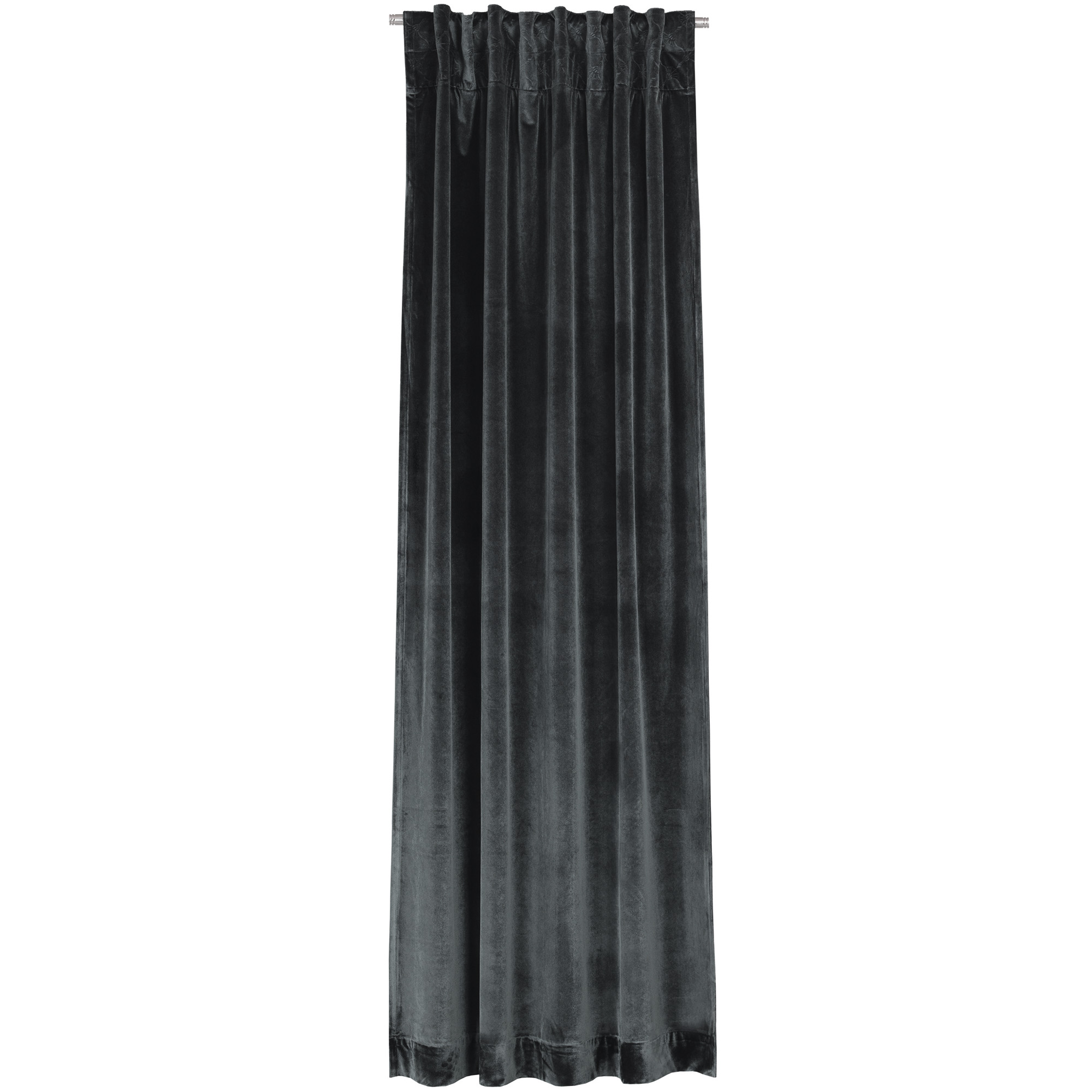 JOOP! Vorhang Gardine Show - verdecktes Schlaufenband - Größe: 130x250 cm - Farbe: Anthrazit - 012