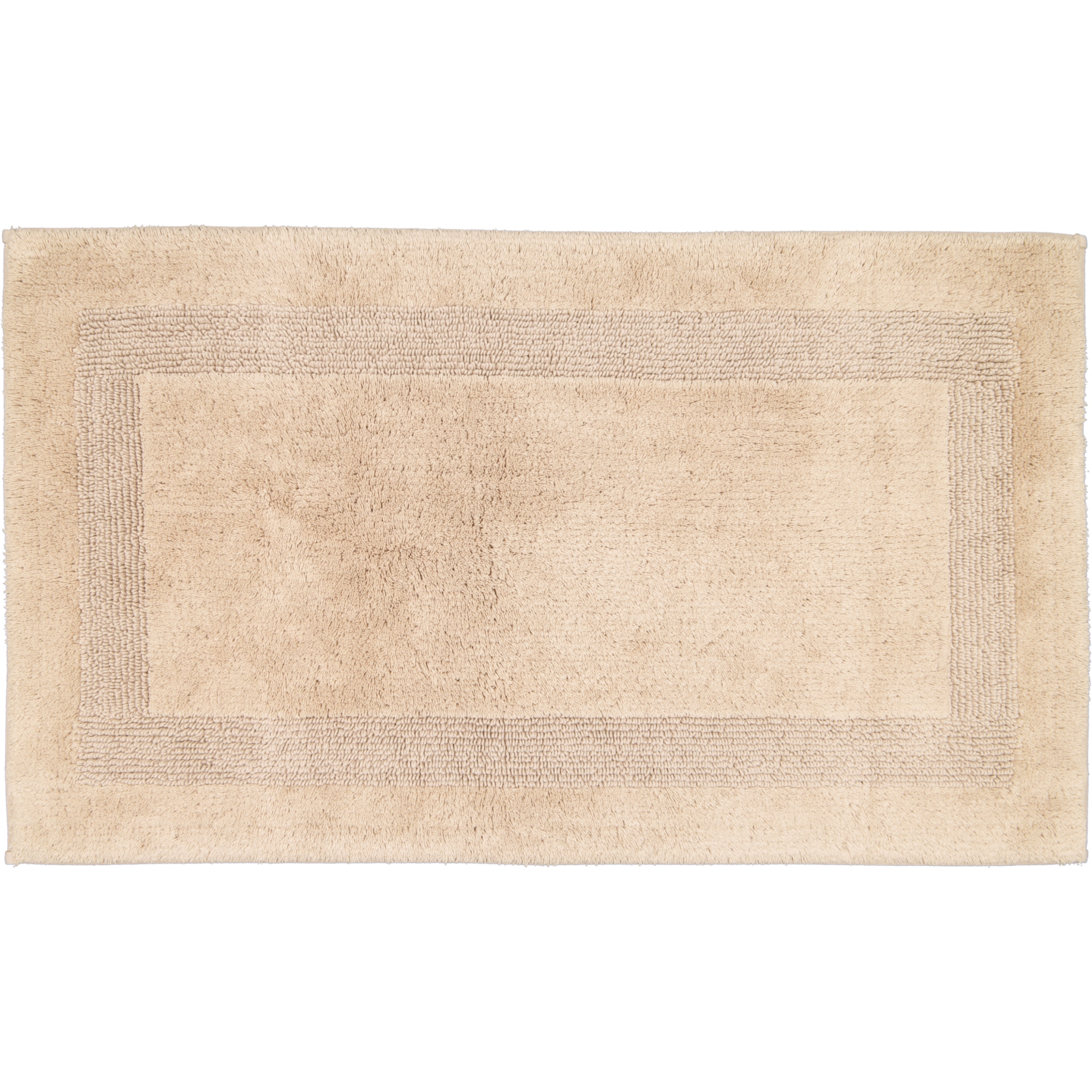 Cawö Home Badteppiche Luxus Badteppich 1000 sand - 375