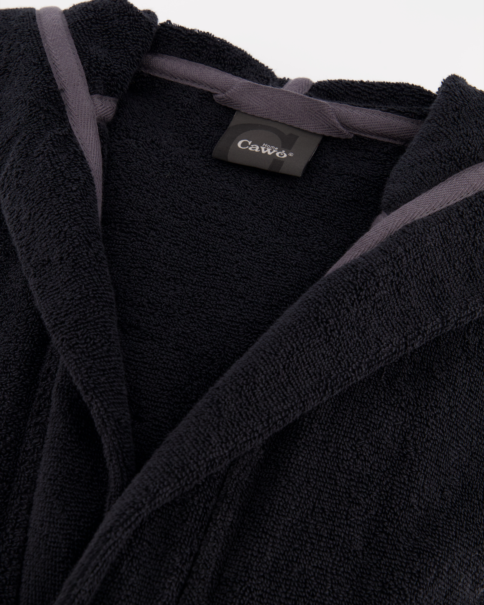 Cawö Home Bademäntel Damen Kapuze Luxury Basics Kapuze 827 lava - 97