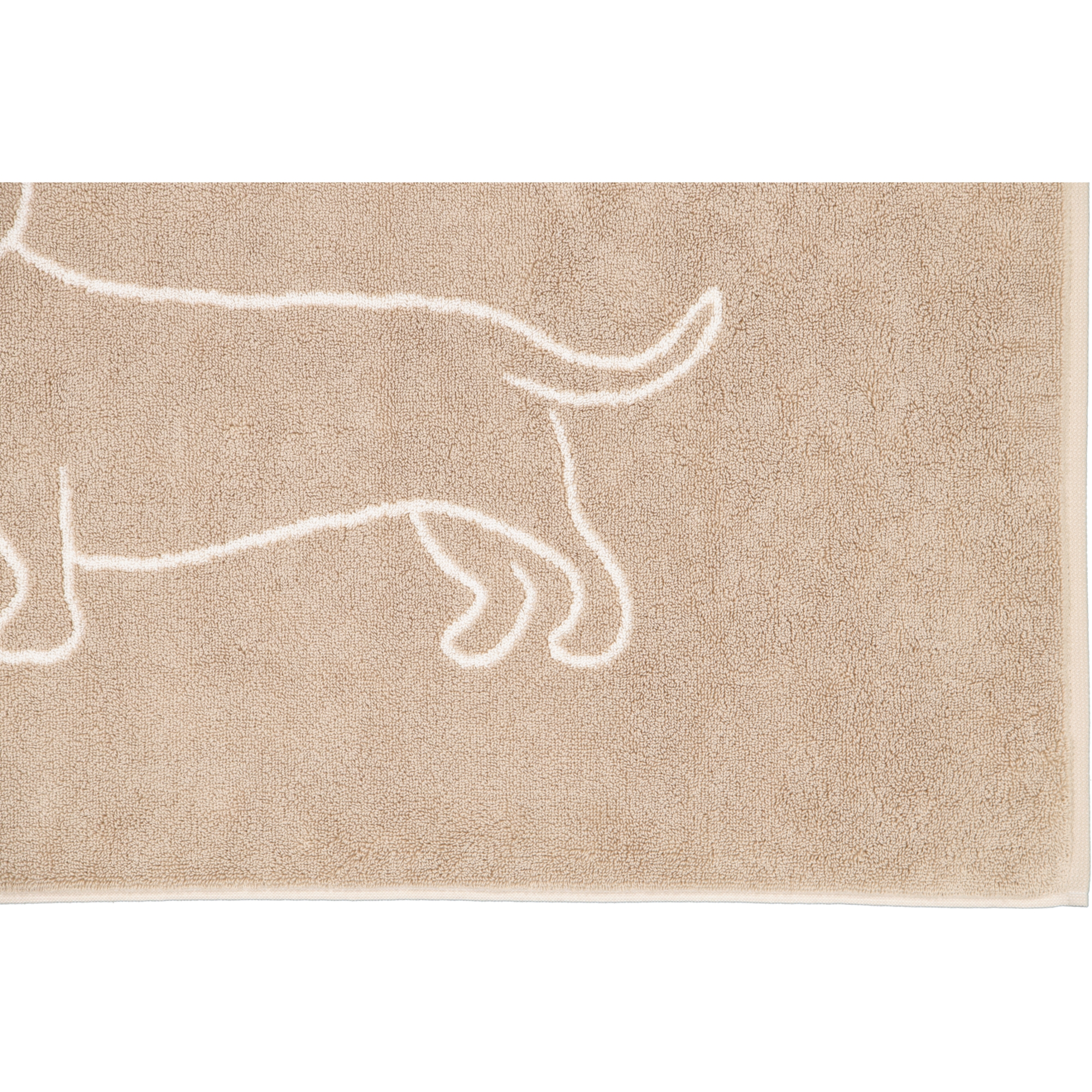 Cawö Badematten WE LOVE DOGS Companion 6248 natur/beige - 33 - 50x80 cm