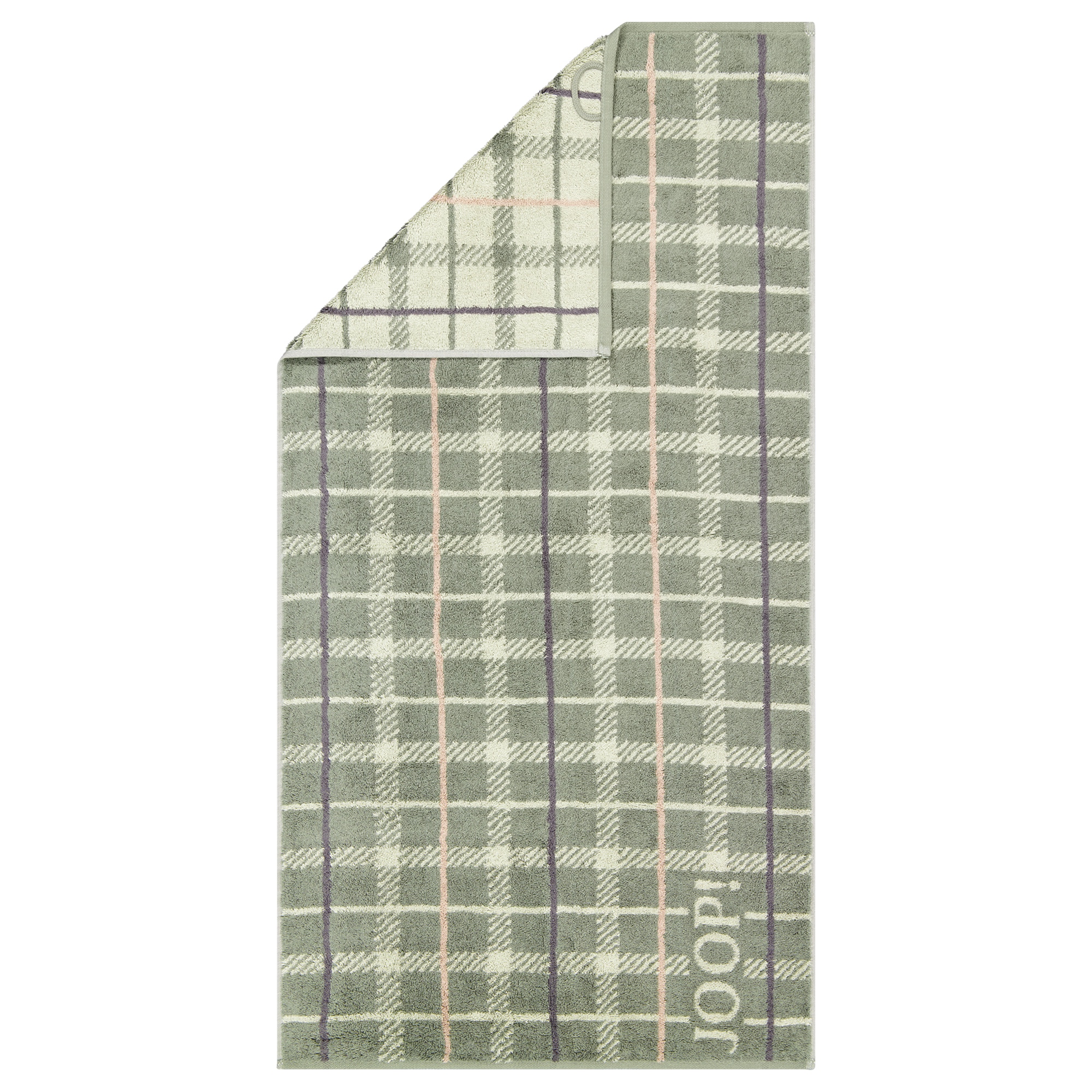 JOOP! Handtücher Contour Checked 1715 Oliv - 47